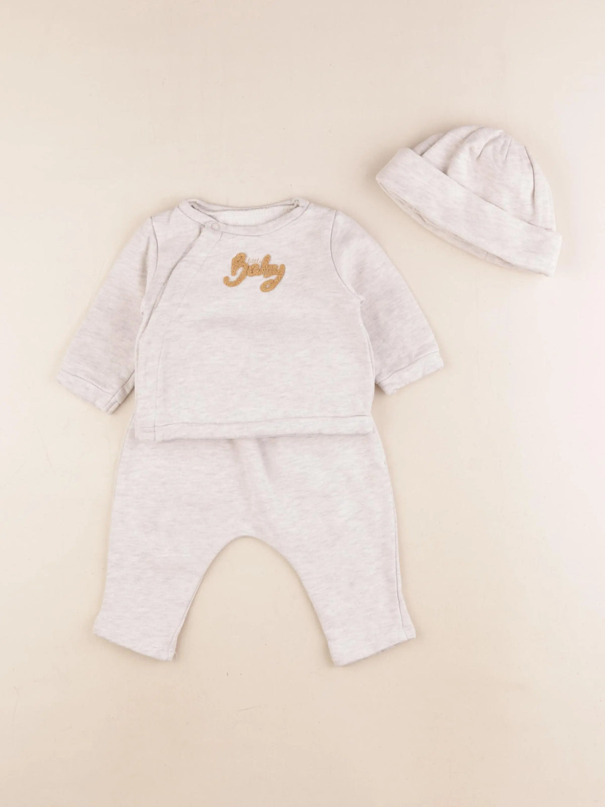 Vertbaudet - ensemble marron - 3 mois