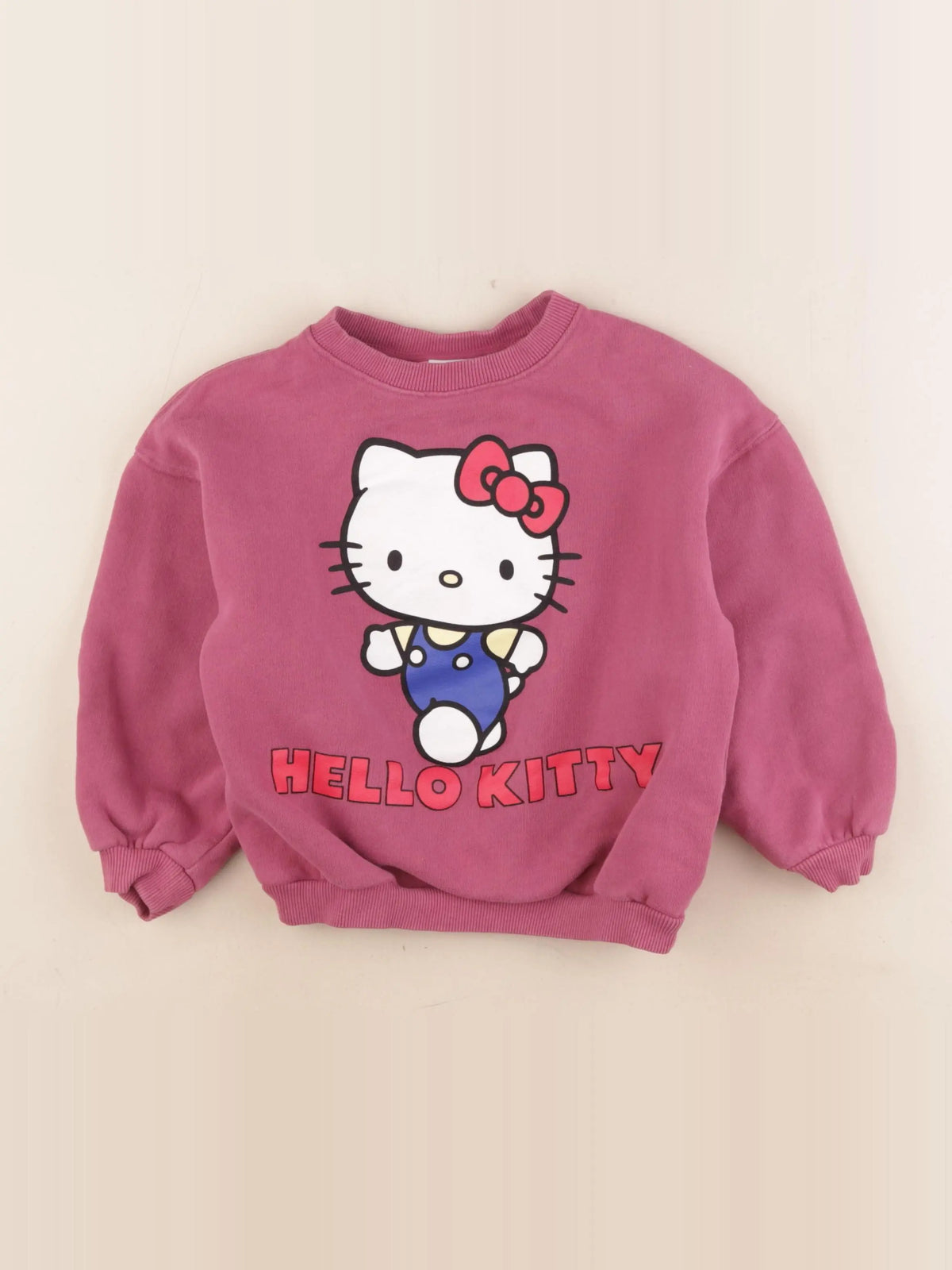 Zara - sweat imprimé au dos rose - 5 ans