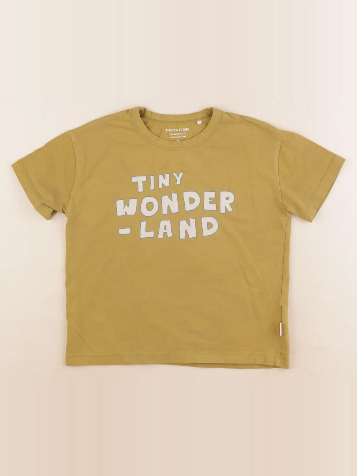 Tiny Cottons - tee-shirt vert - 4 ans
