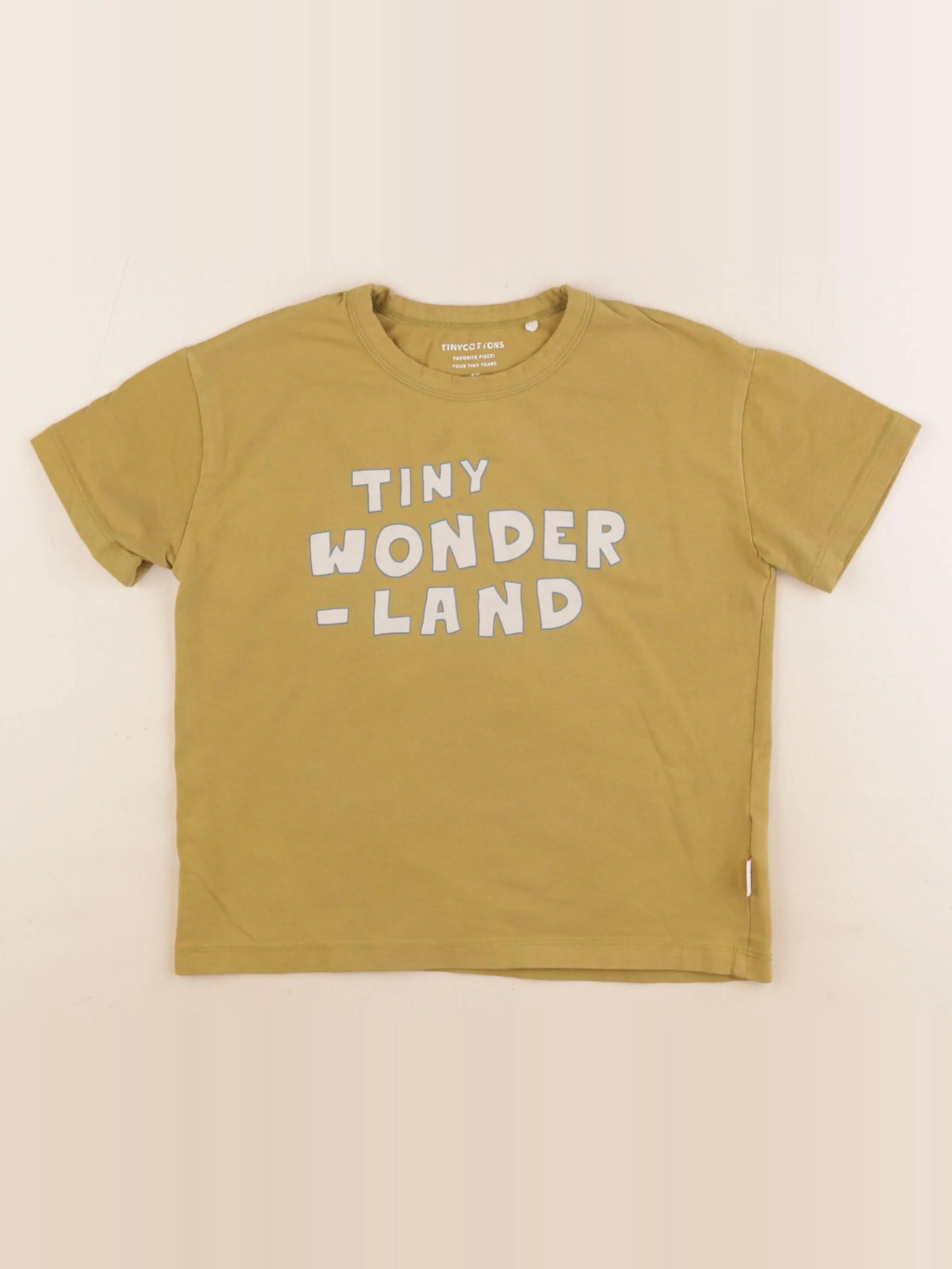 Tiny Cottons - tee-shirt vert - 4 ans