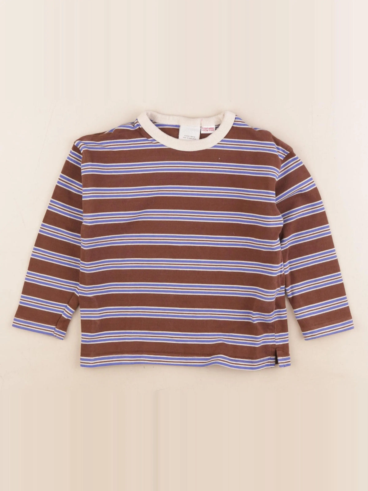 Zara - tee-shirt marron - 4 ans