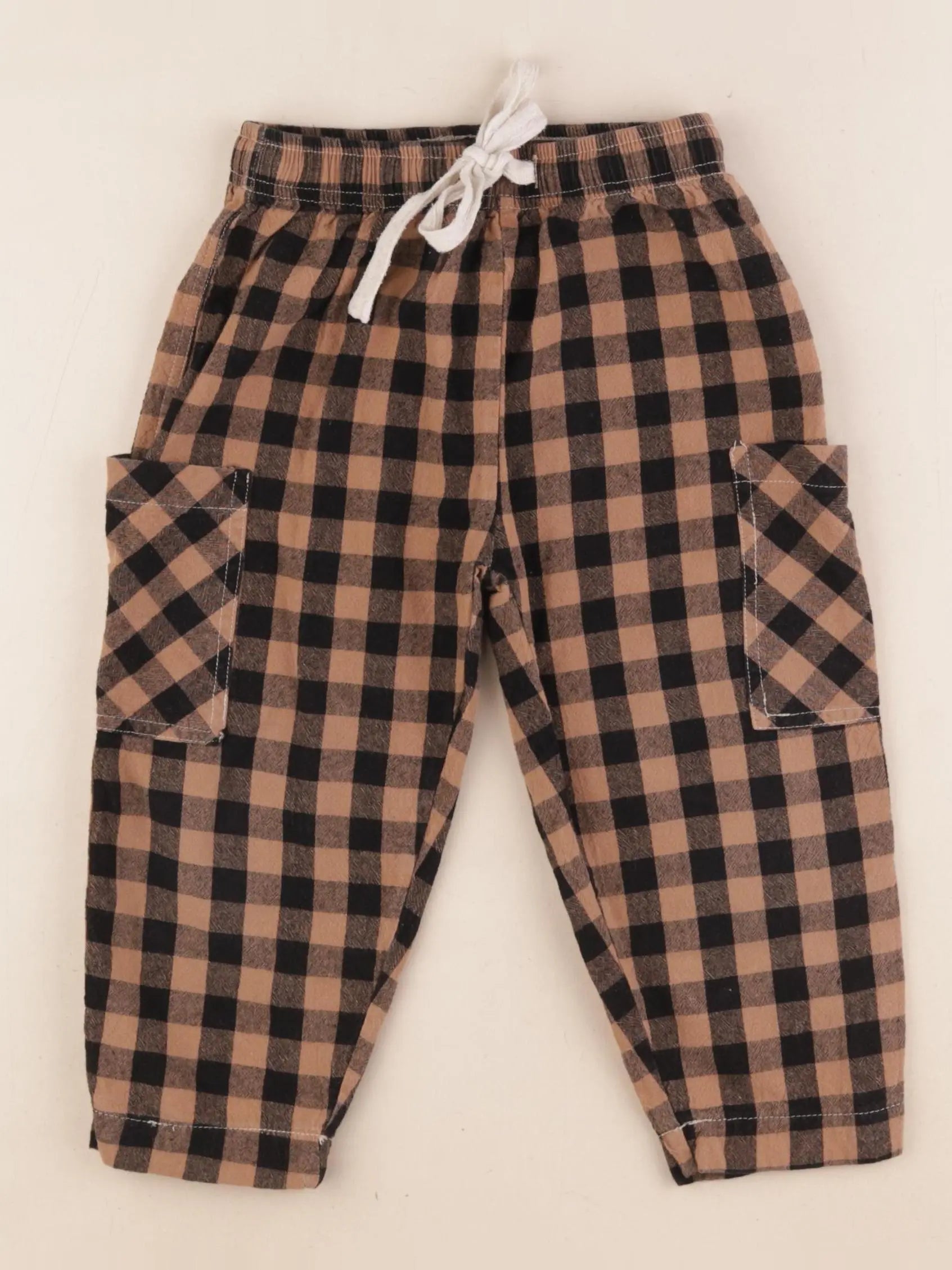 Growclub - pantalon marron, noir - 4 ans