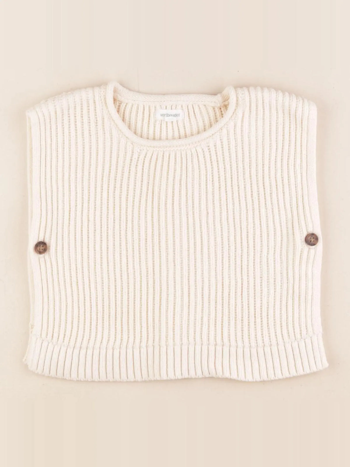 Vertbaudet - pull beige - 18 mois