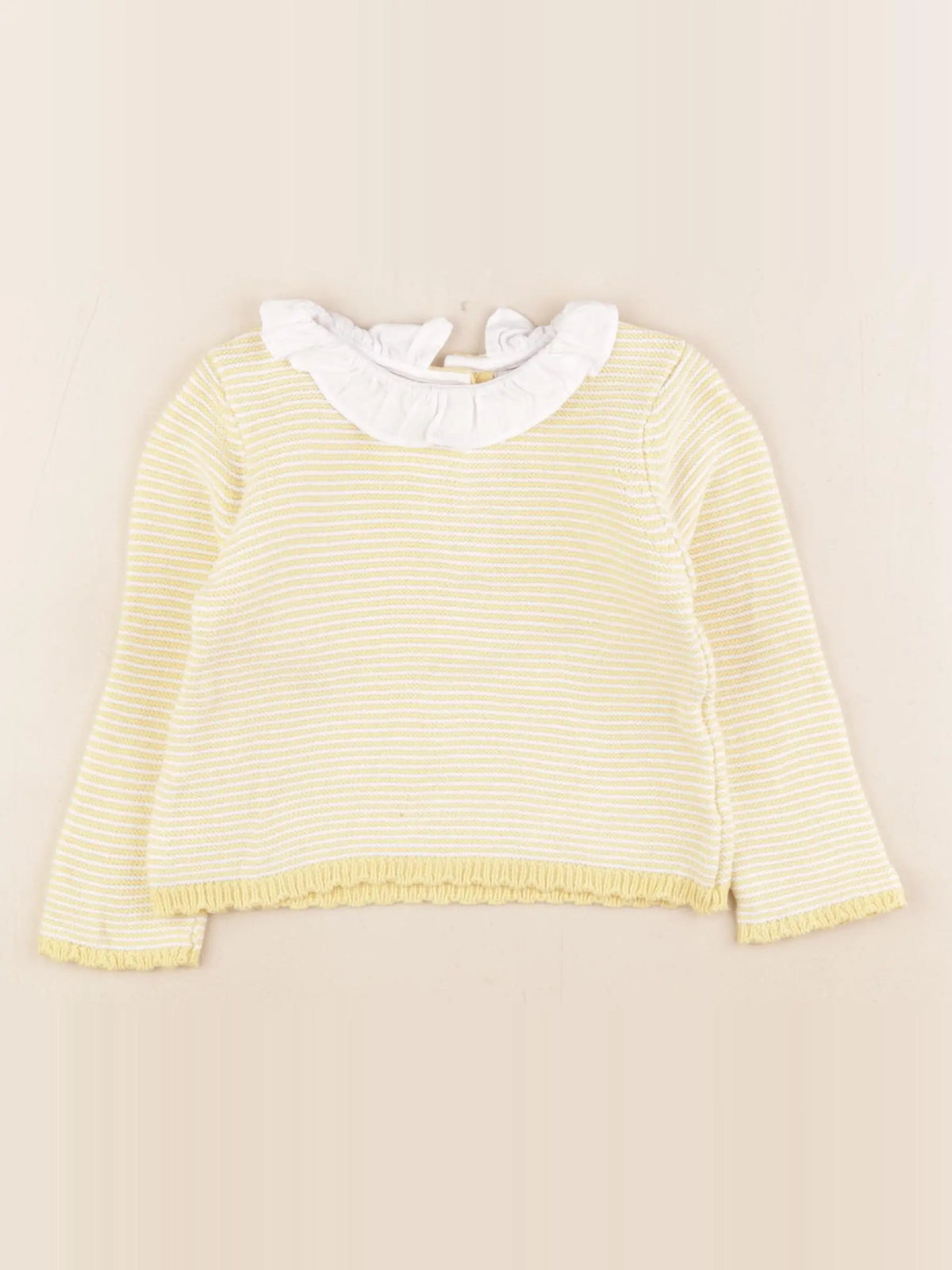 Cyrillus - pull jaune - 24 mois