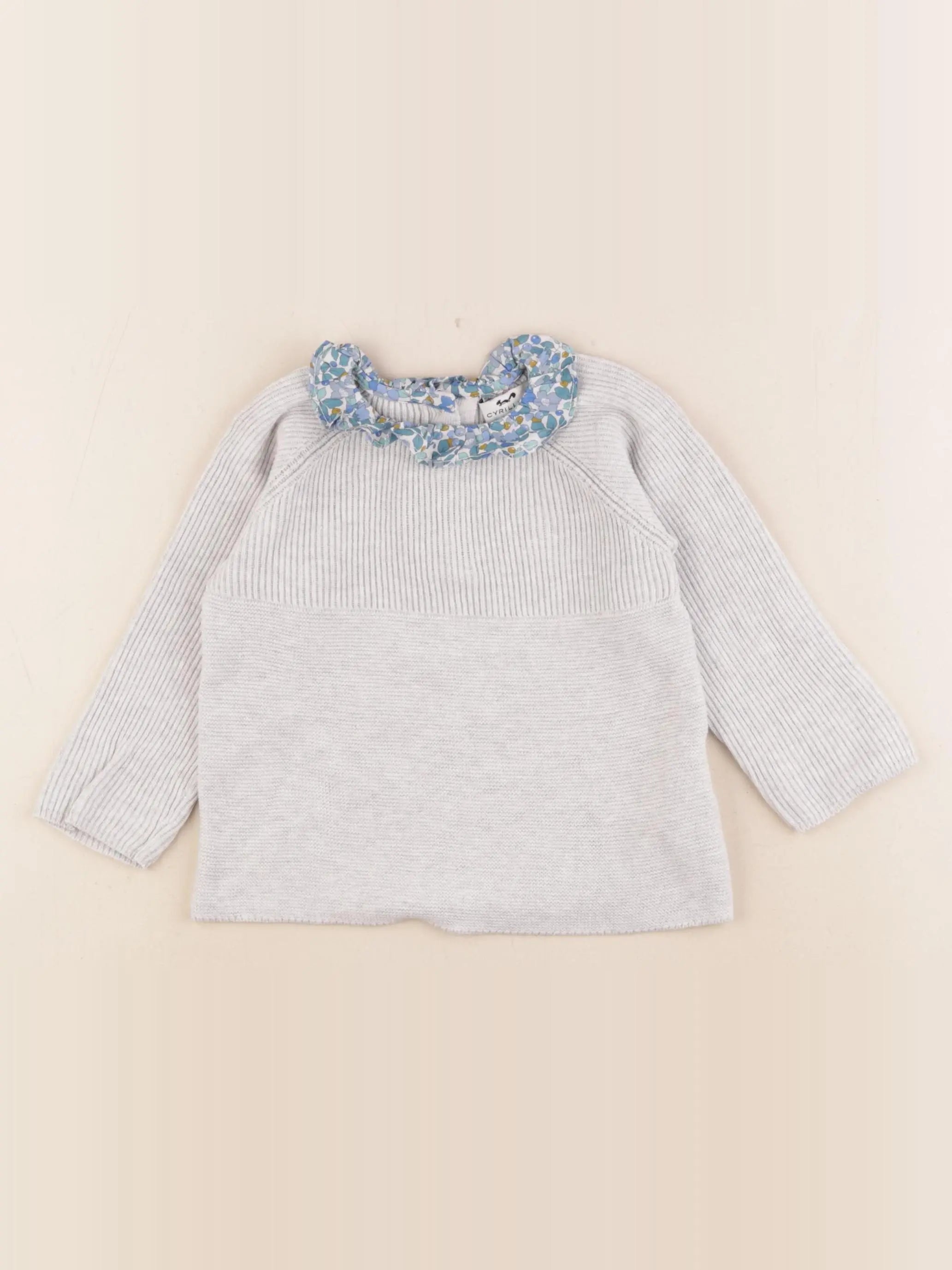 Cyrillus - pull gris - 18 mois