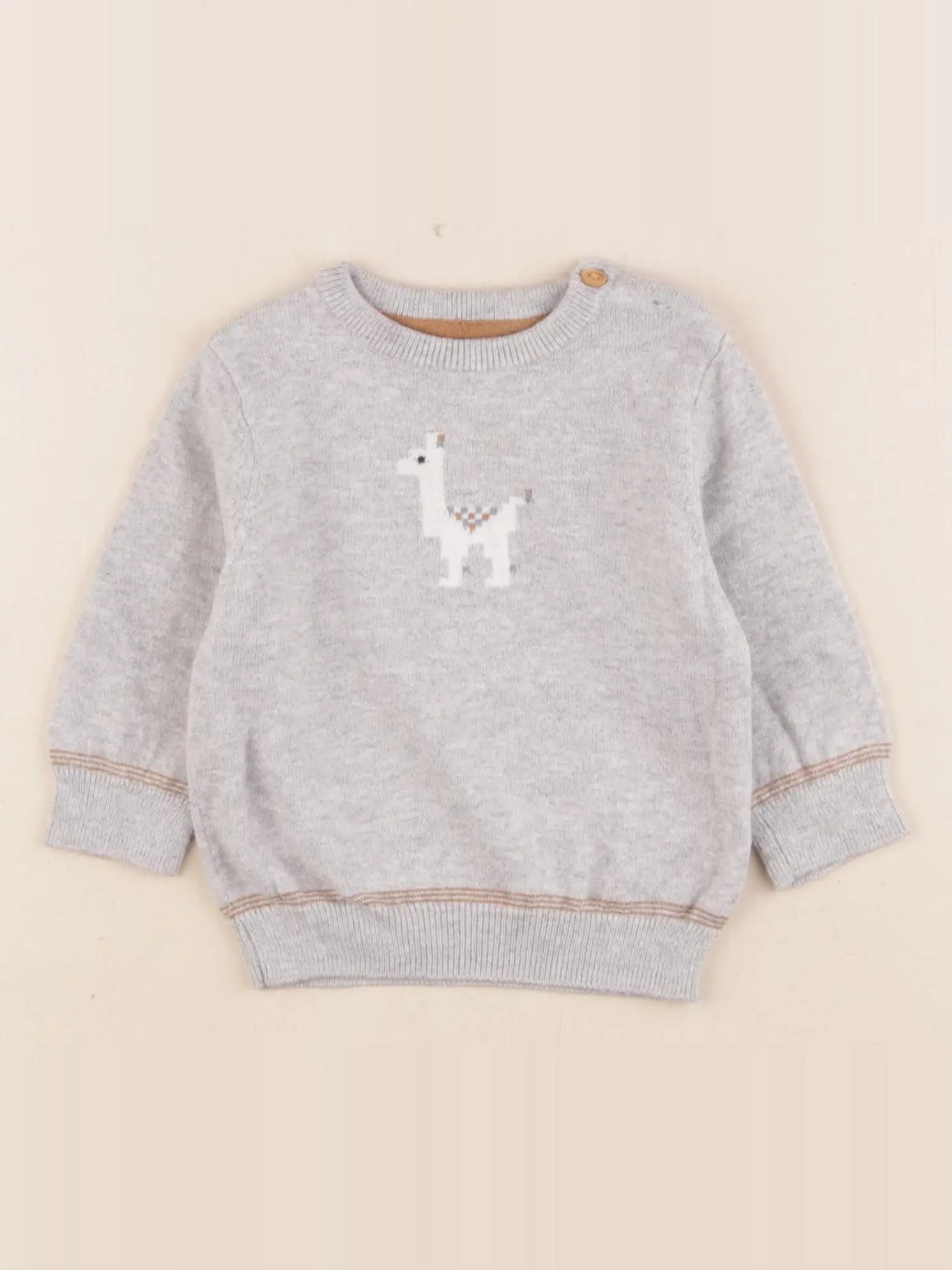 Cyrillus - pull gris - 6 mois