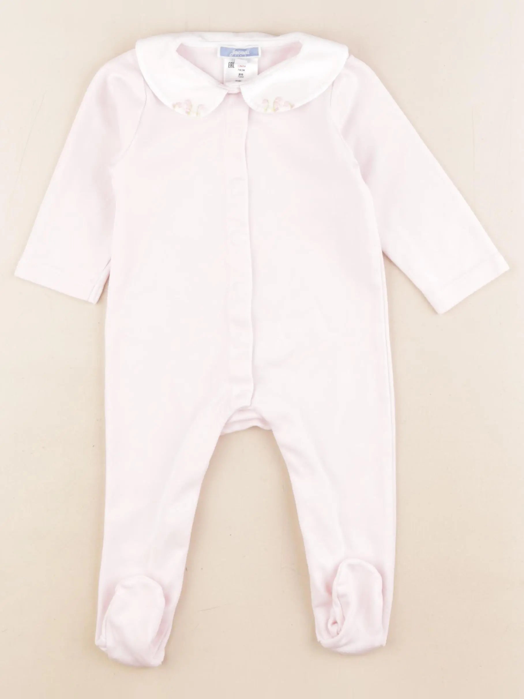Jacadi - pyjama coton rose - 12 mois