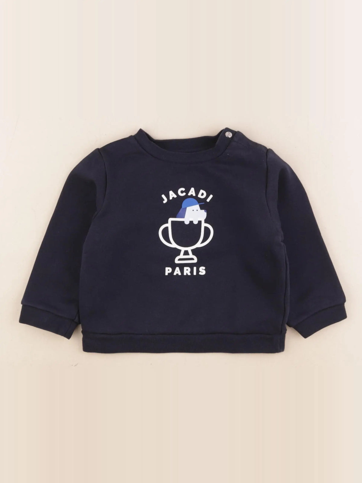 Jacadi - sweat bleu - 18 mois