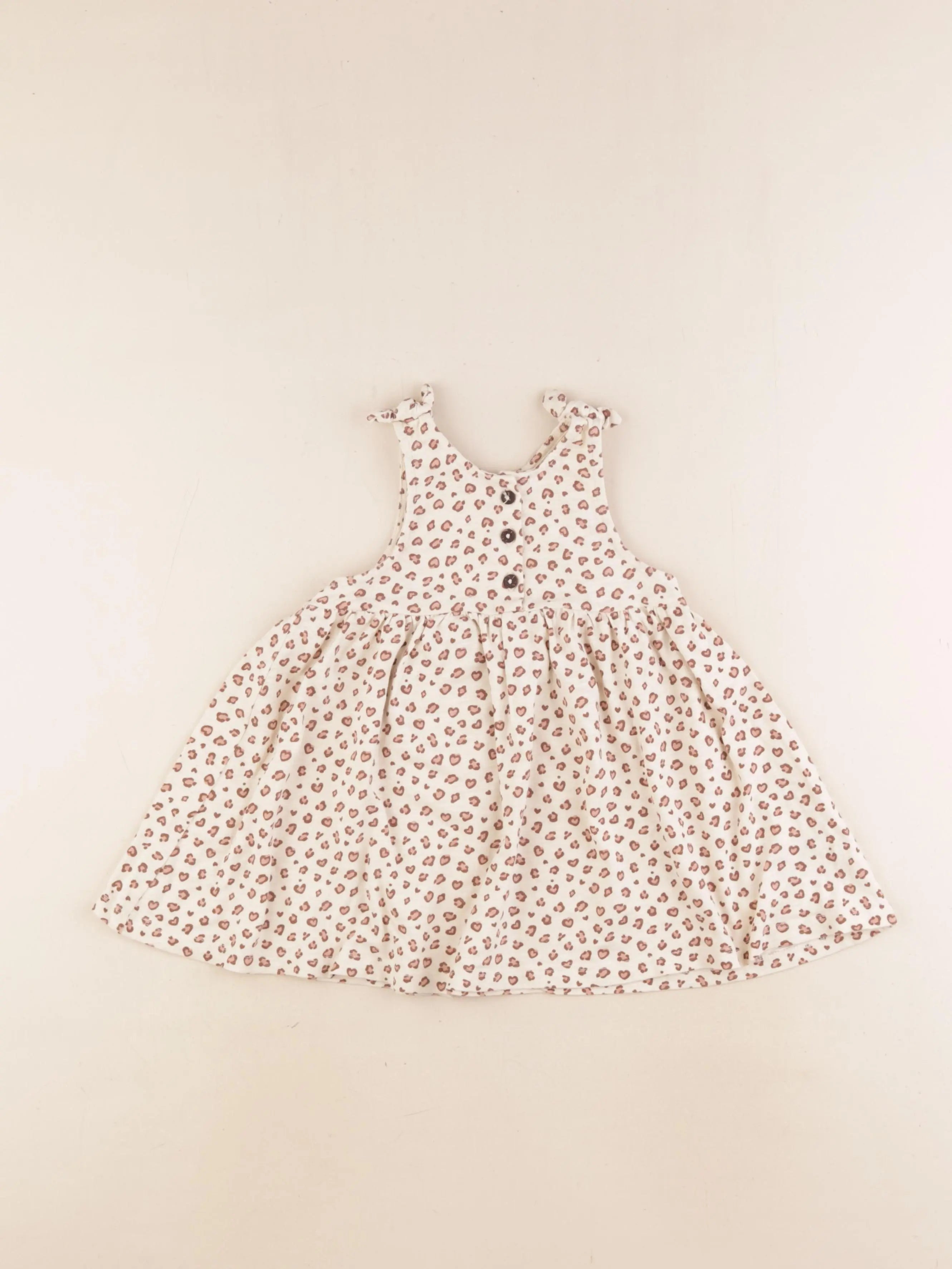 Vertbaudet - robe beige - 2 ans