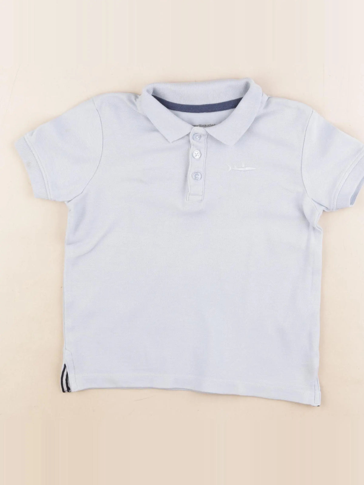 Vertbaudet - polo bleu - 4 ans