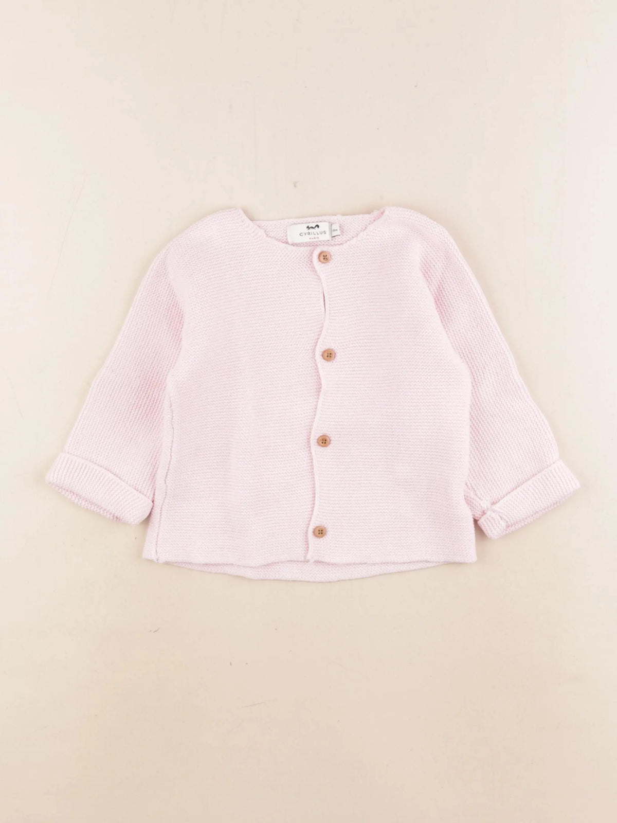Cyrillus - gilet rose - 18 mois