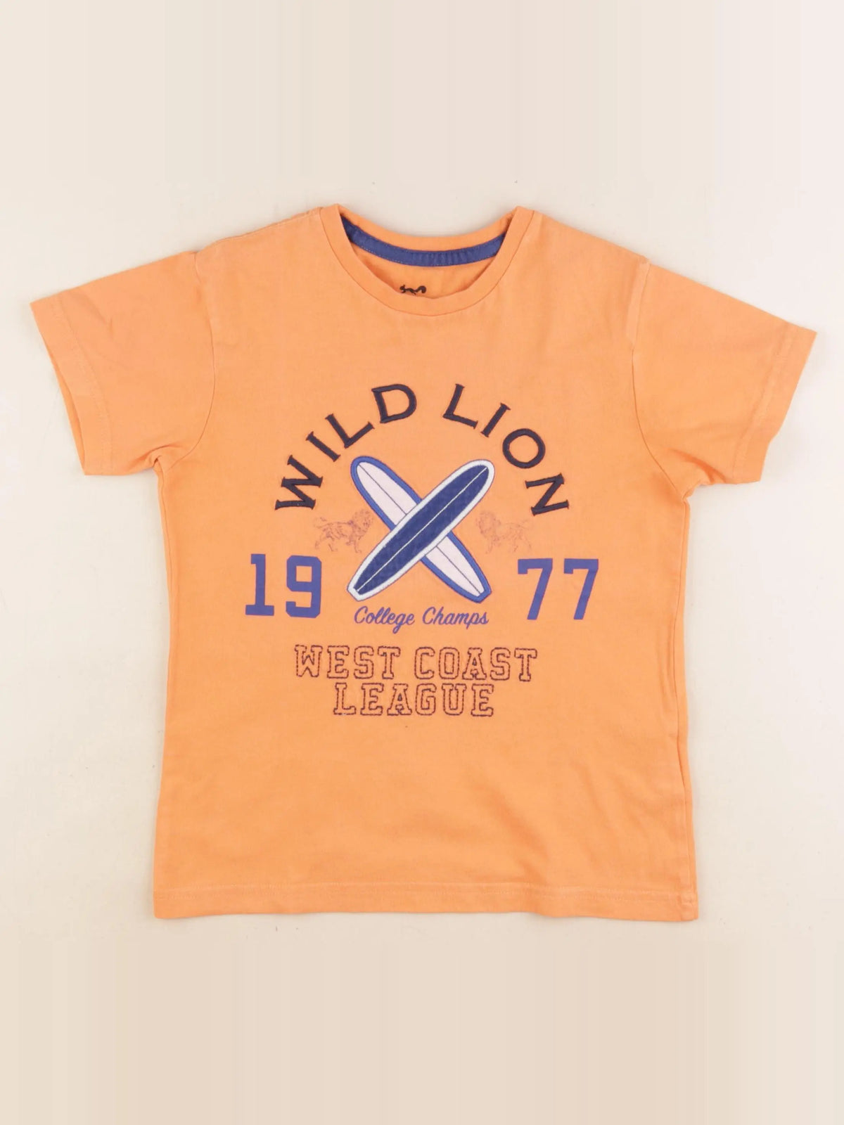Cyrillus - tee-shirt orange - 8 ans
