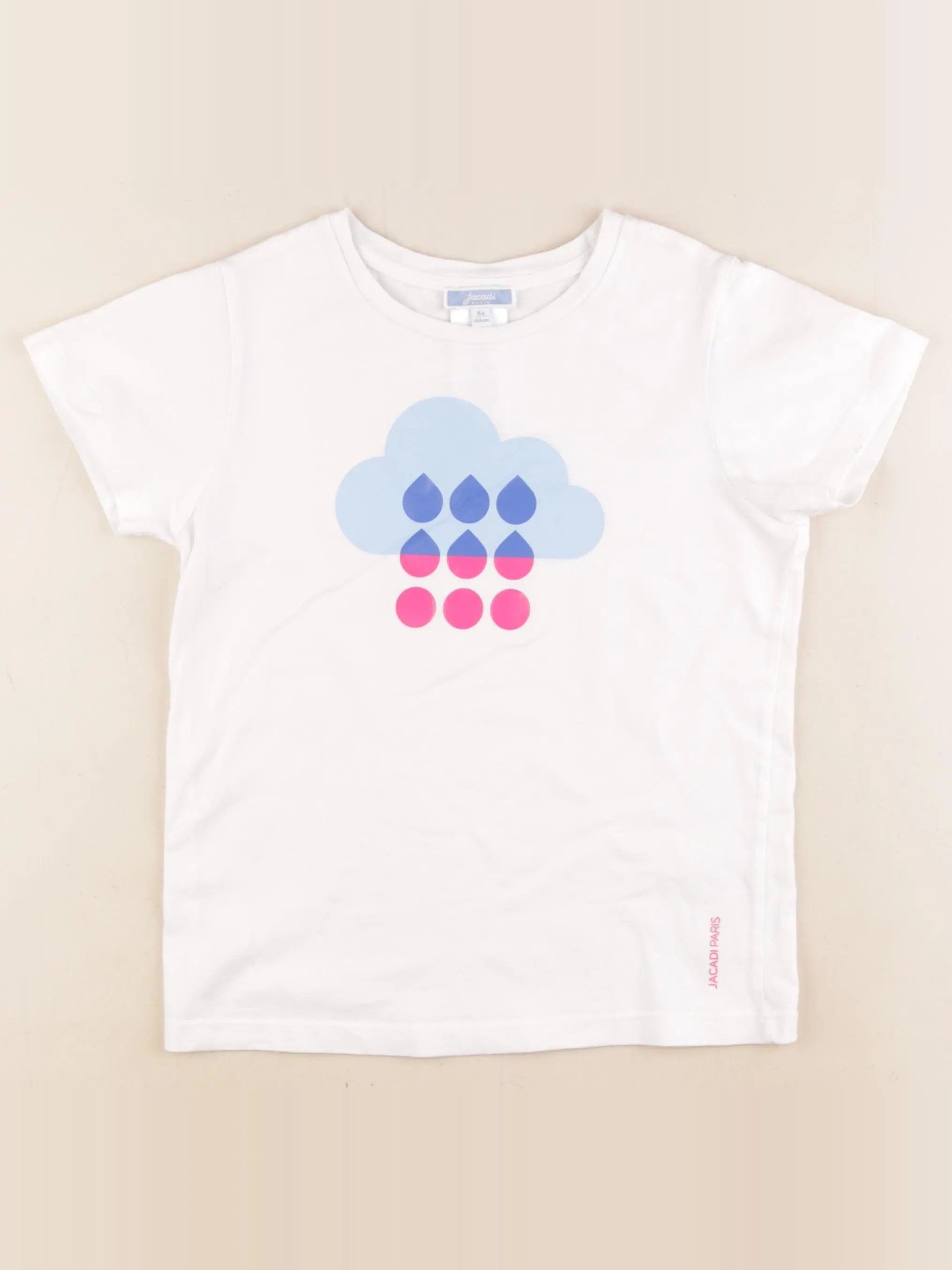Jacadi - tee-shirt blanc - 8 ans