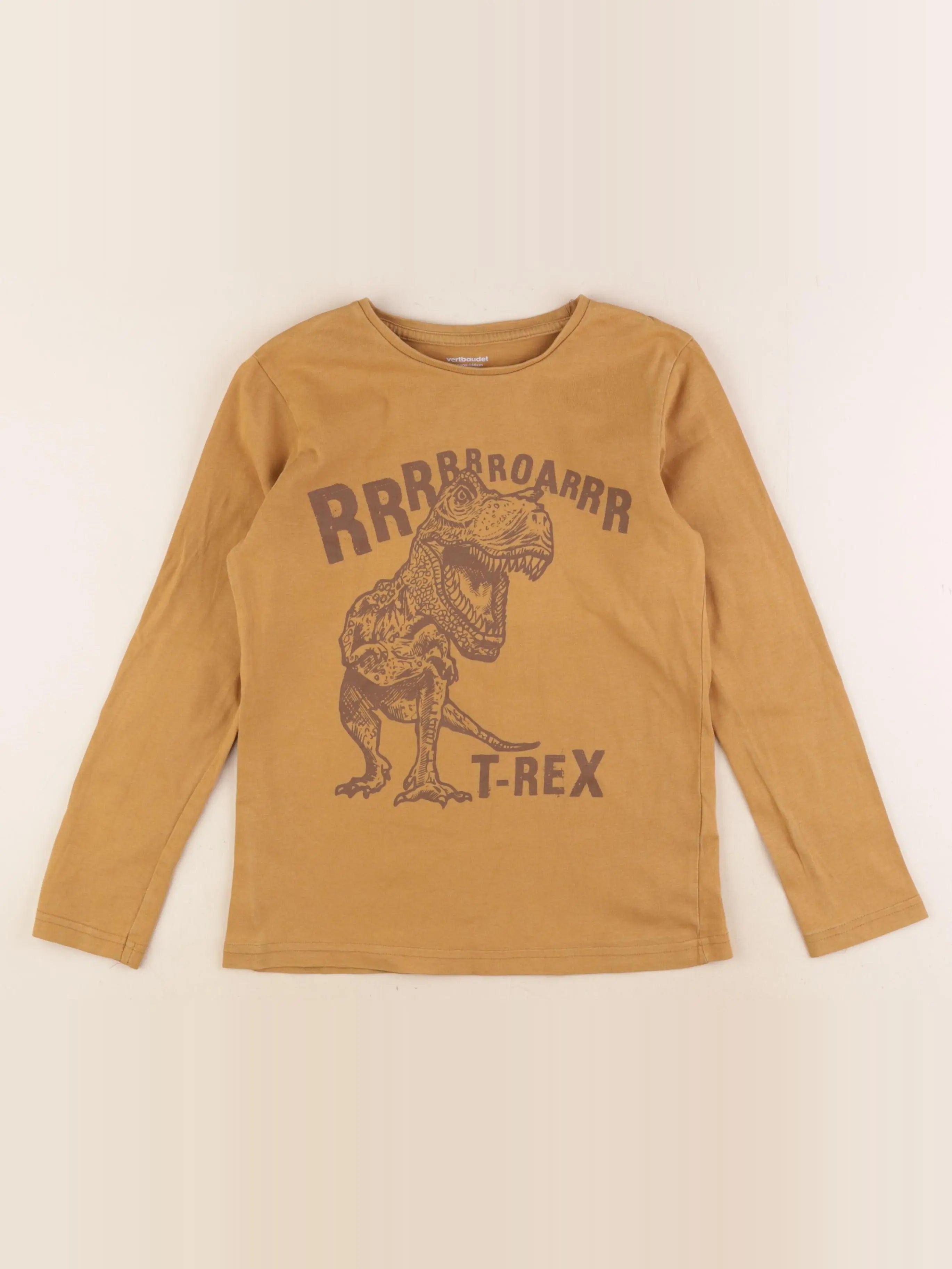 Vertbaudet - tee-shirt jaune - 10 ans