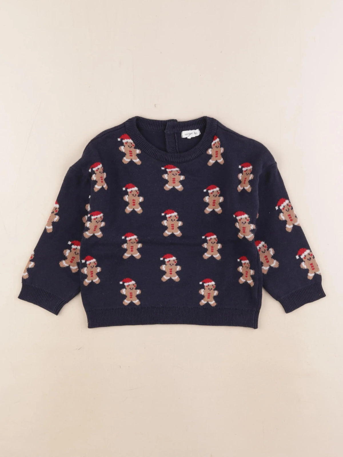 Vertbaudet - pull bleu - 2 ans