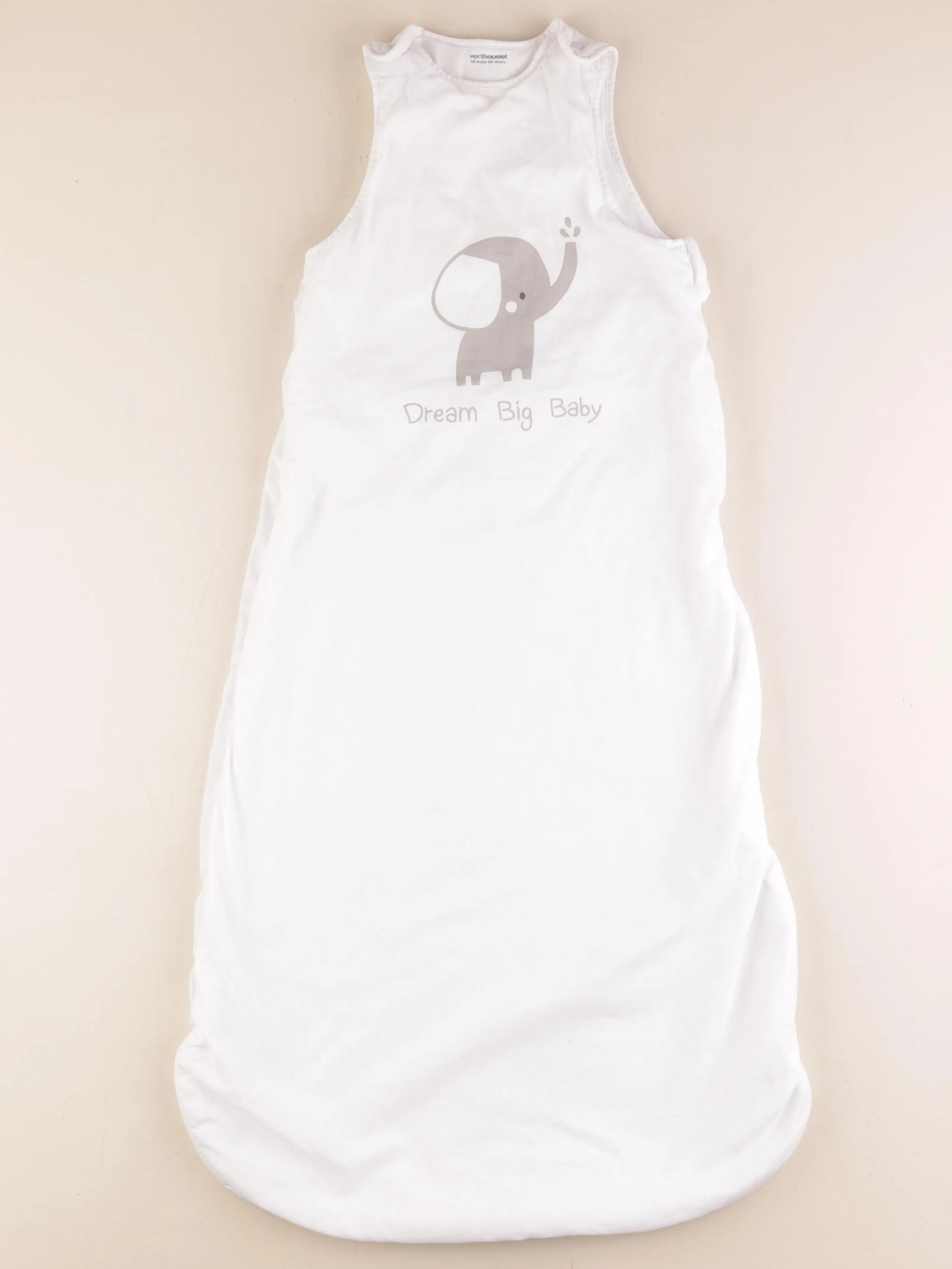 Vertbaudet - gigoteuse TOG 2,5 blanc - 18/36 mois