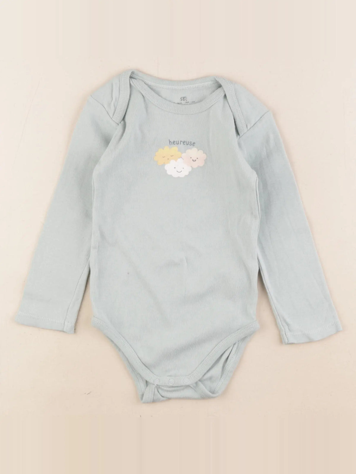 La Redoute - body vert - 2 ans