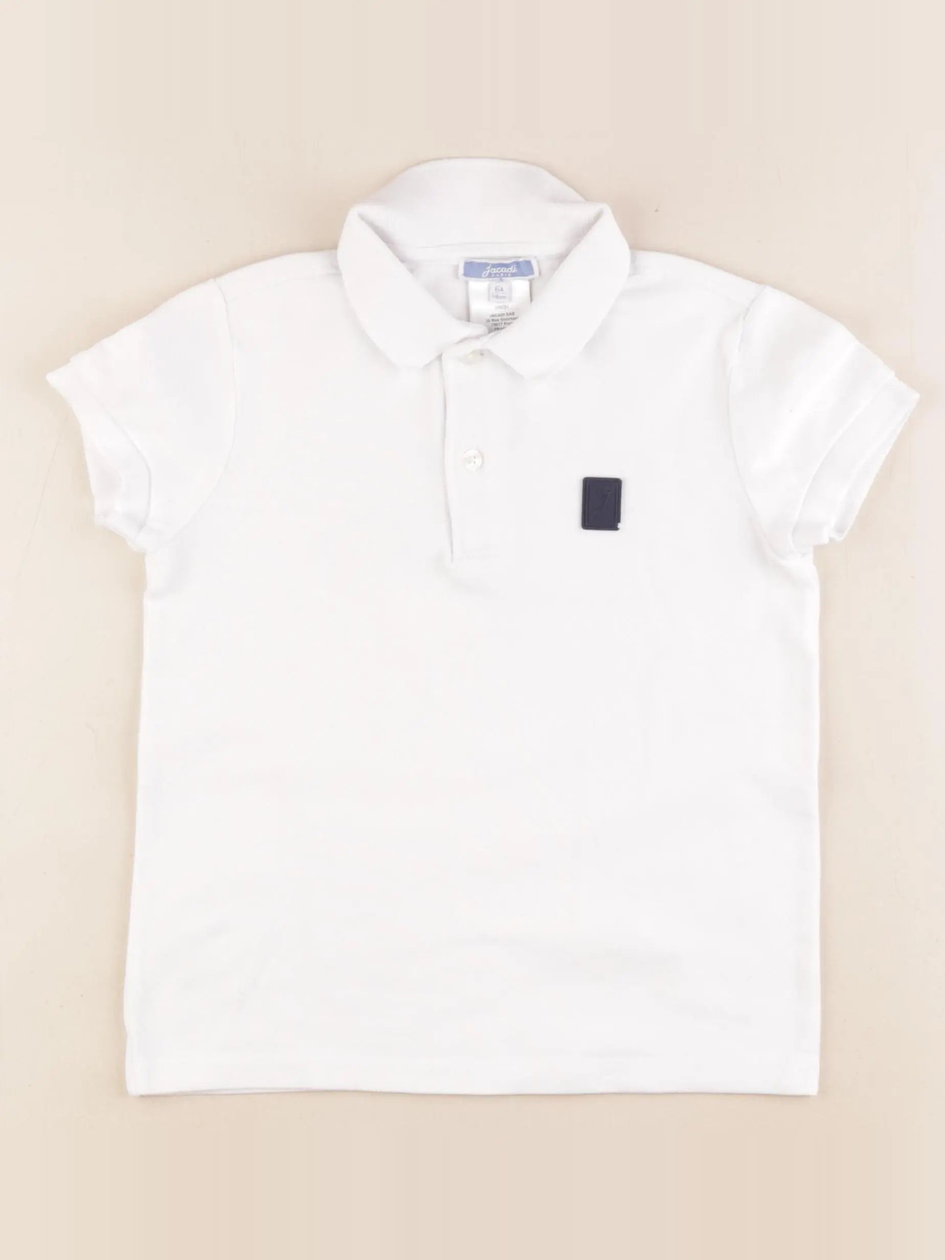 Jacadi - polo blanc - 6 ans