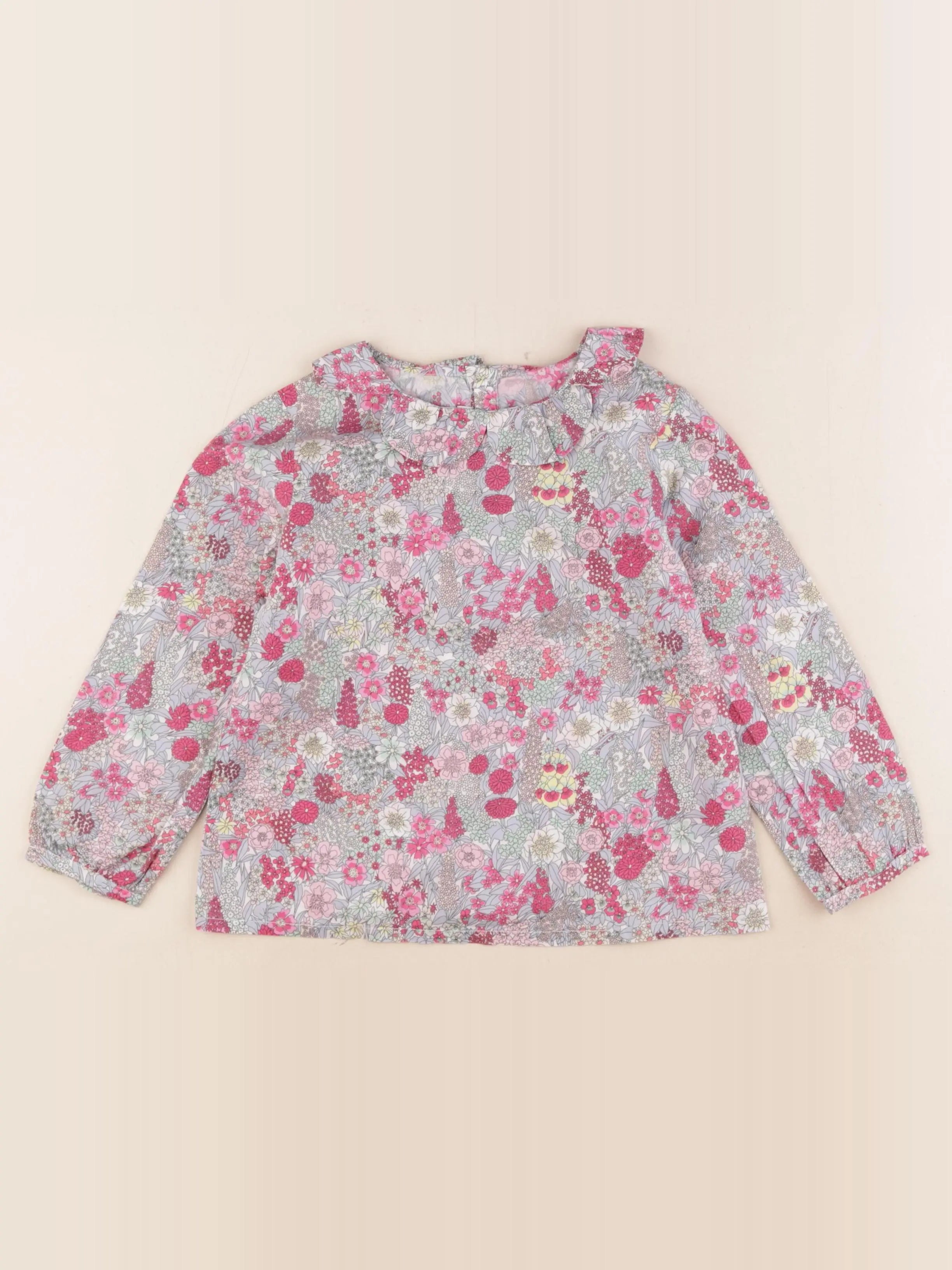 Jacadi - blouse liberty multicolore - 5 ans