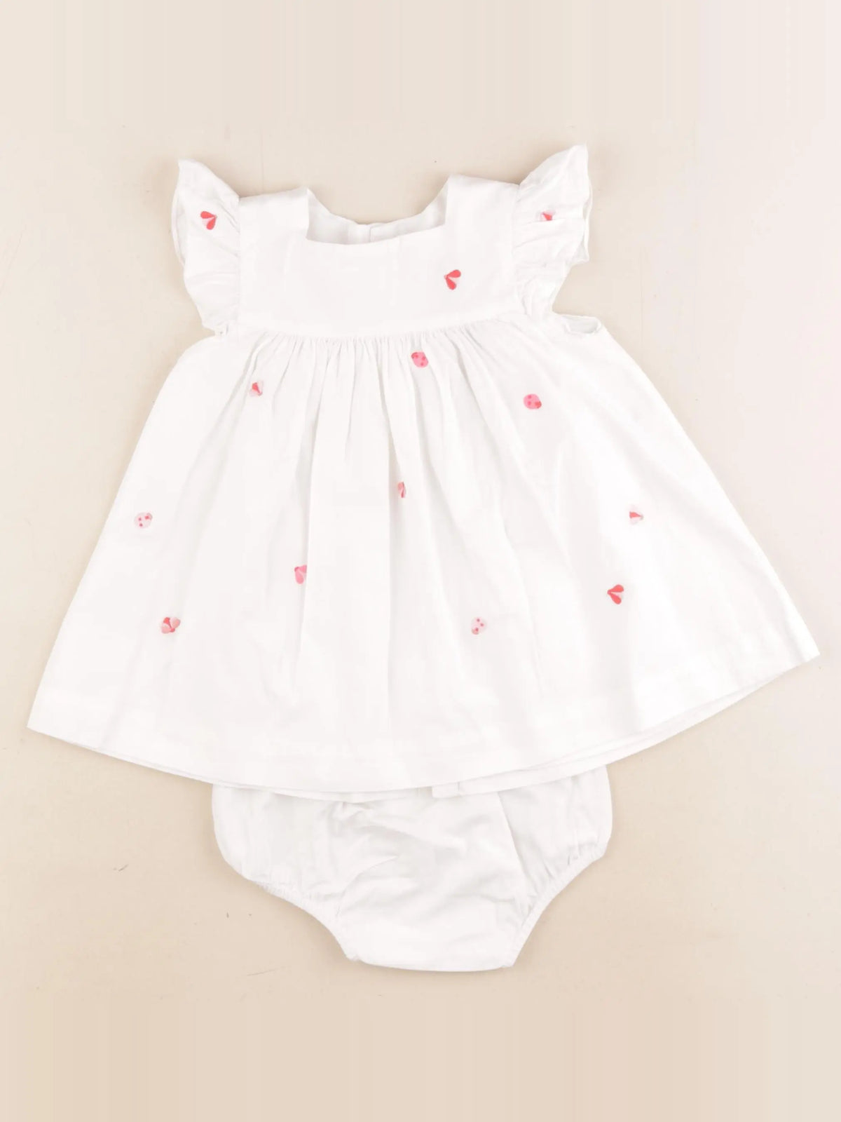 Jacadi - robe blanc - 12 mois