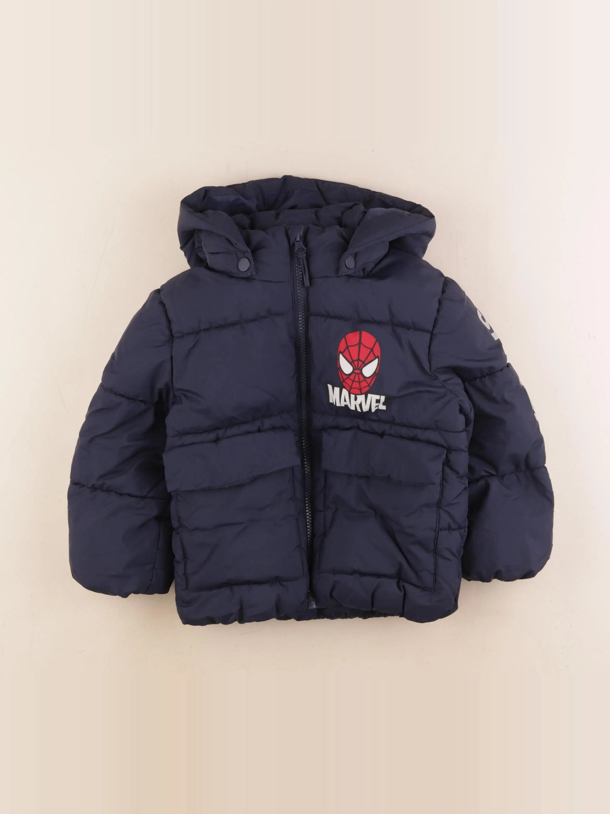 H&M - doudoune bleu - 2/4 ans