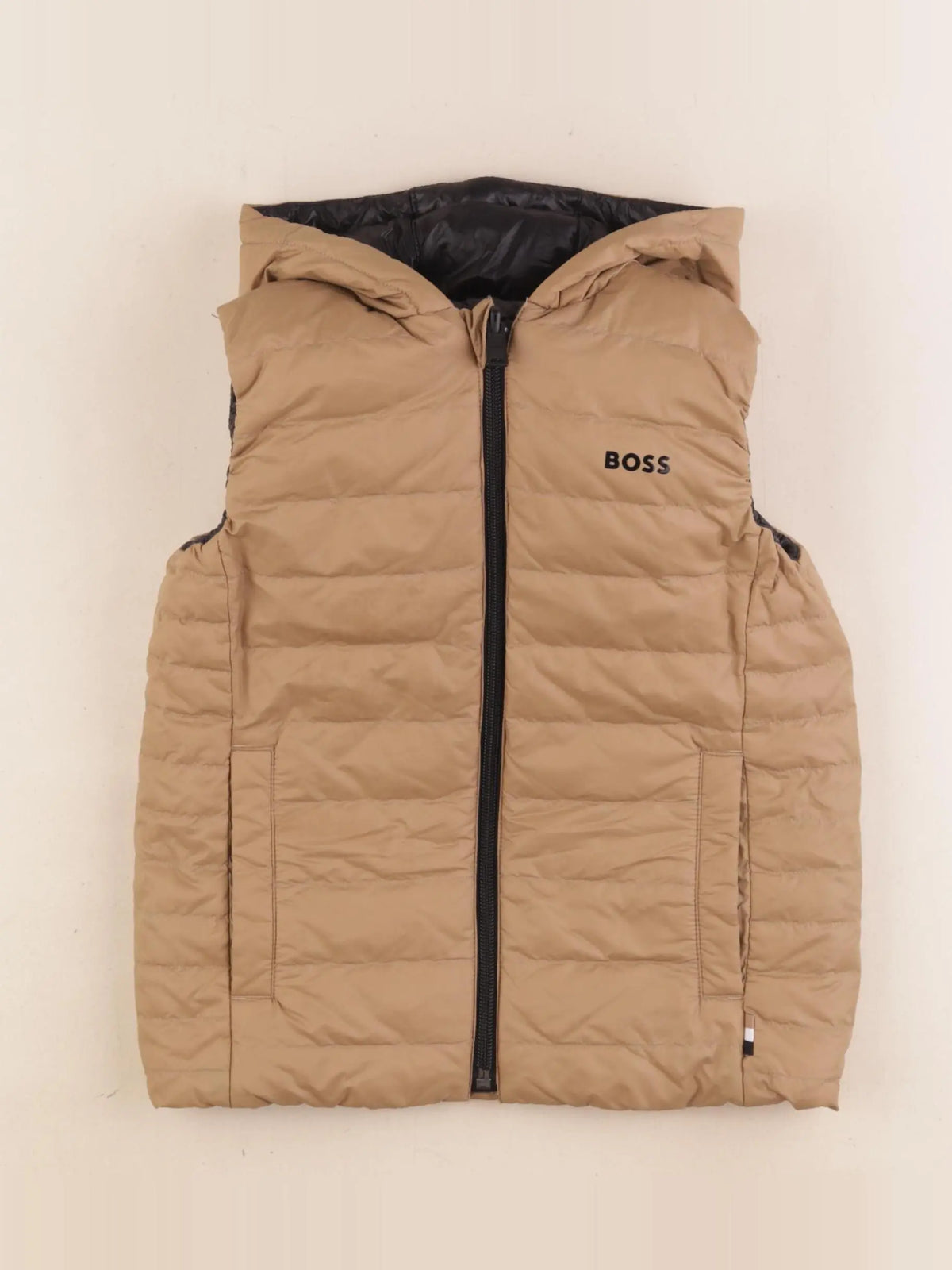 Hugo Boss - doudoune réversible beige - 4 ans