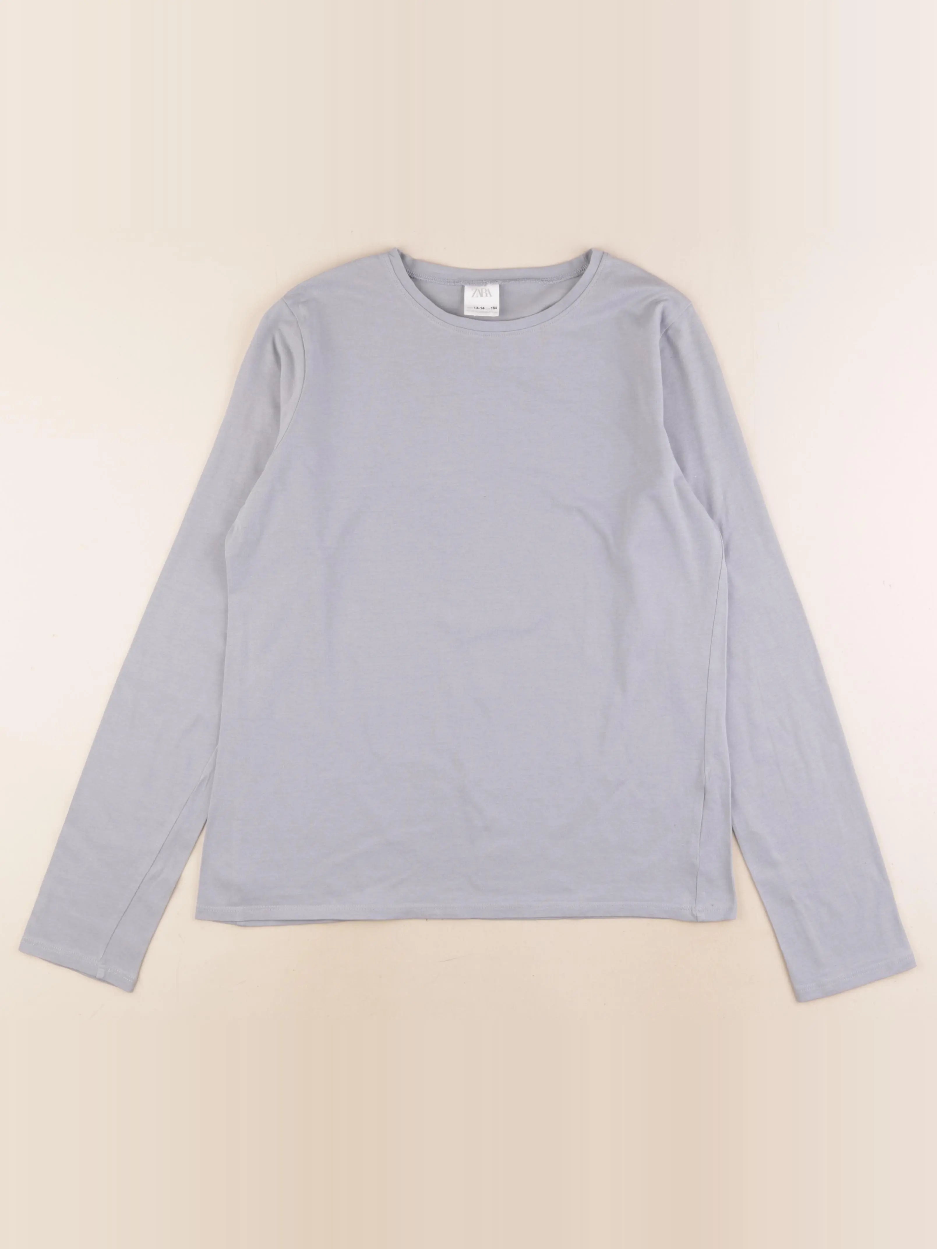 Zara - tee-shirt bleu - 13/14 ans