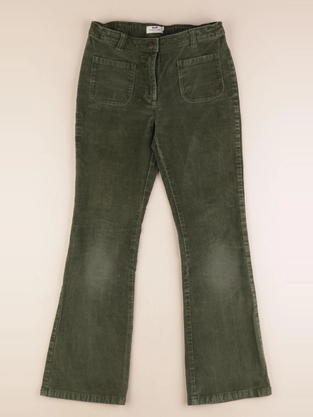 Cyrillus - pantalon vert - 12 ans