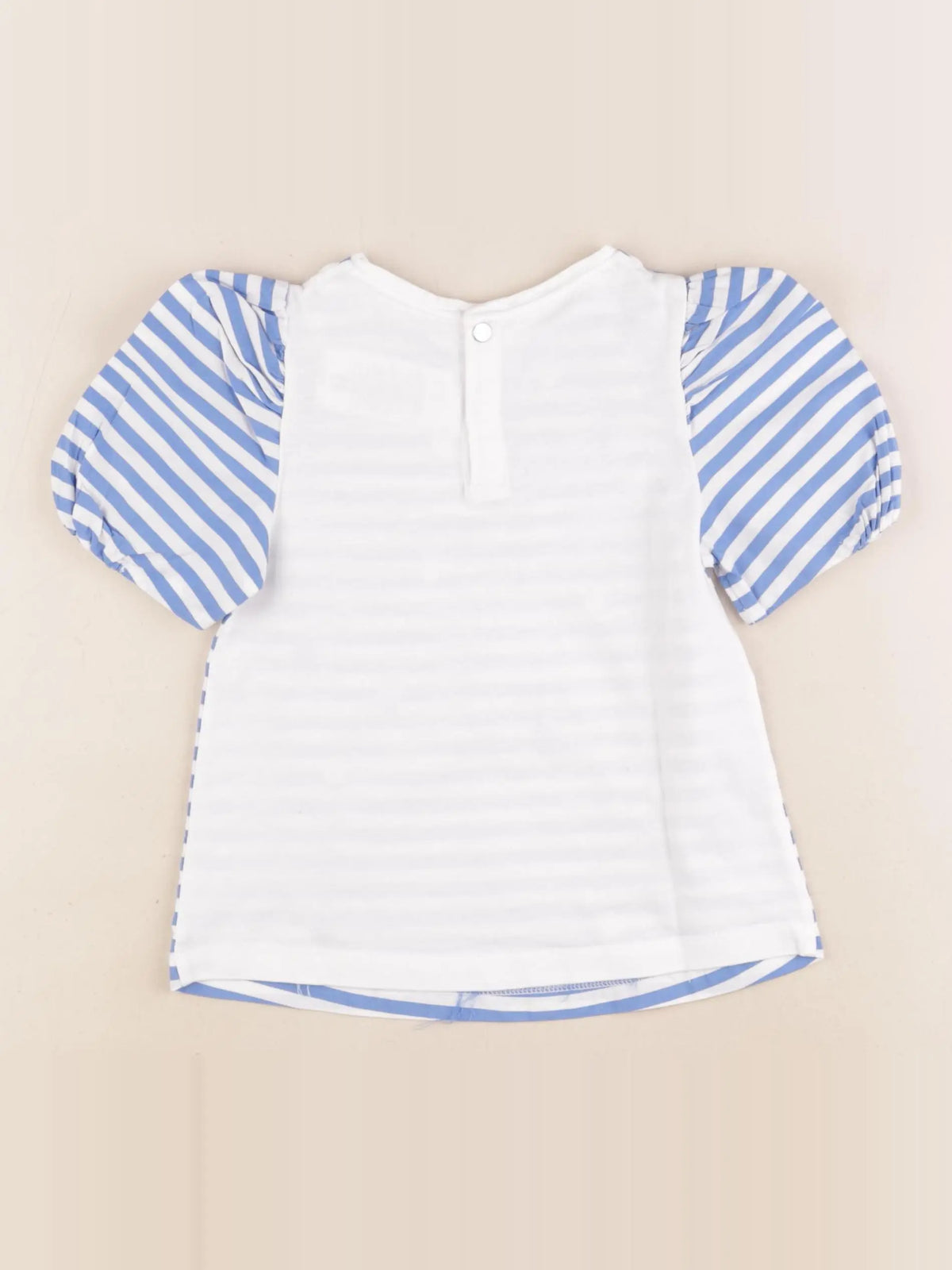Jacadi - blouse blanc, bleu - 4 ans