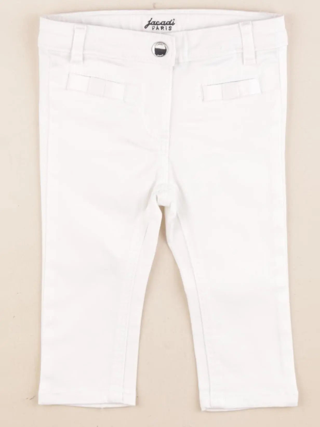 Jacadi - jean blanc - 36 mois