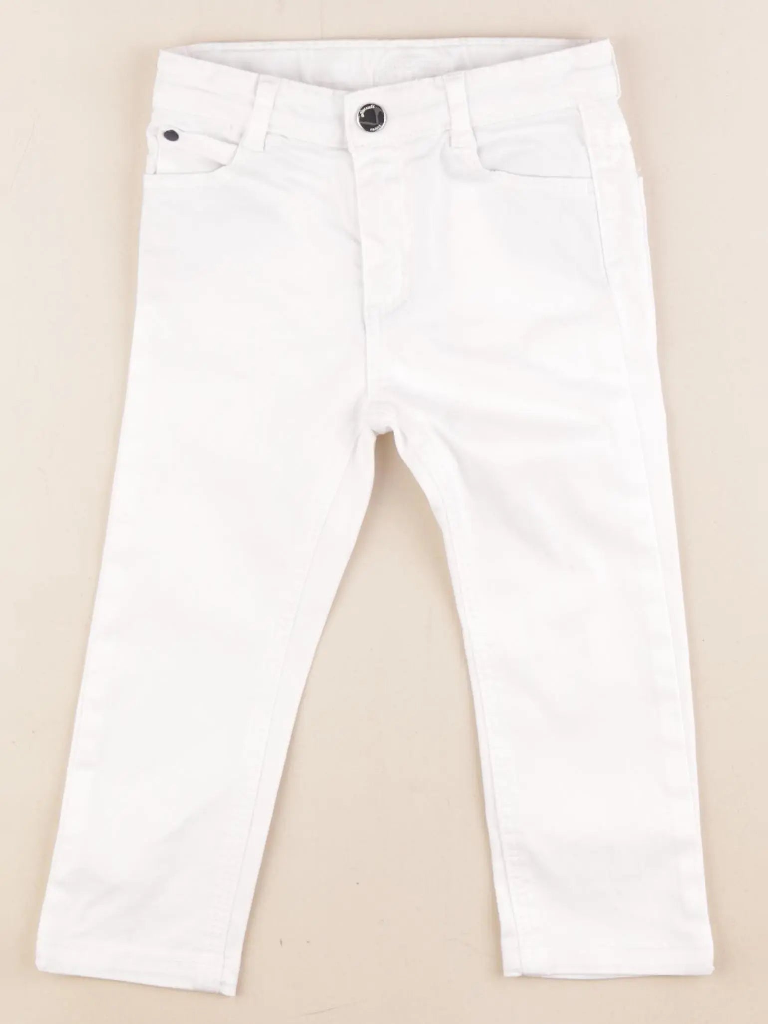Jacadi - jean blanc - 24 mois