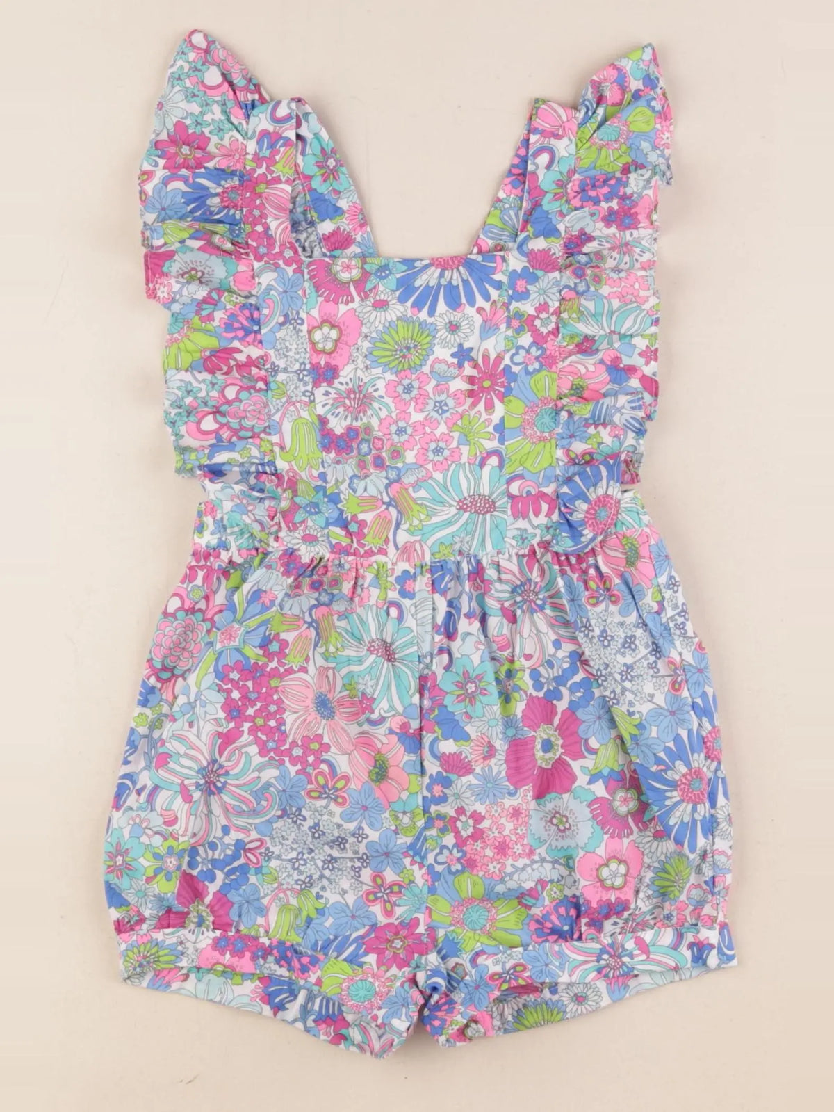 Jacadi - combinaison liberty multicolore - 36 mois