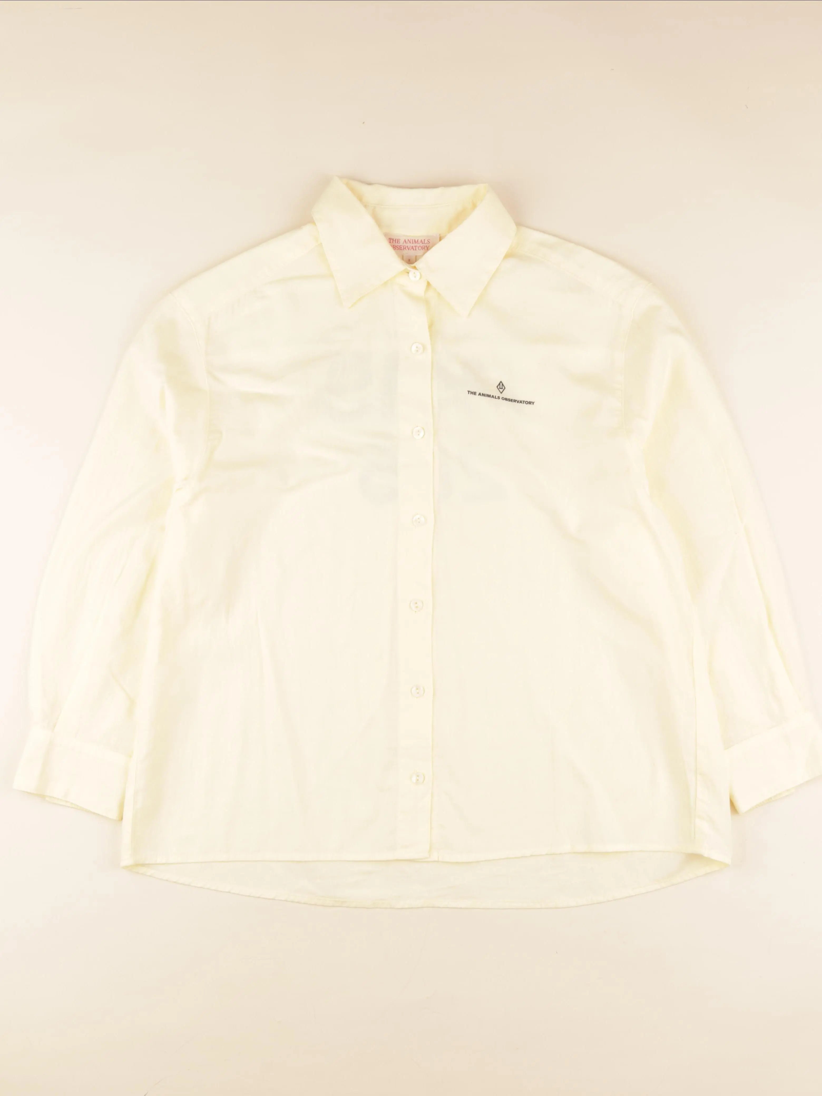 Chemise imprimé au dos jaune