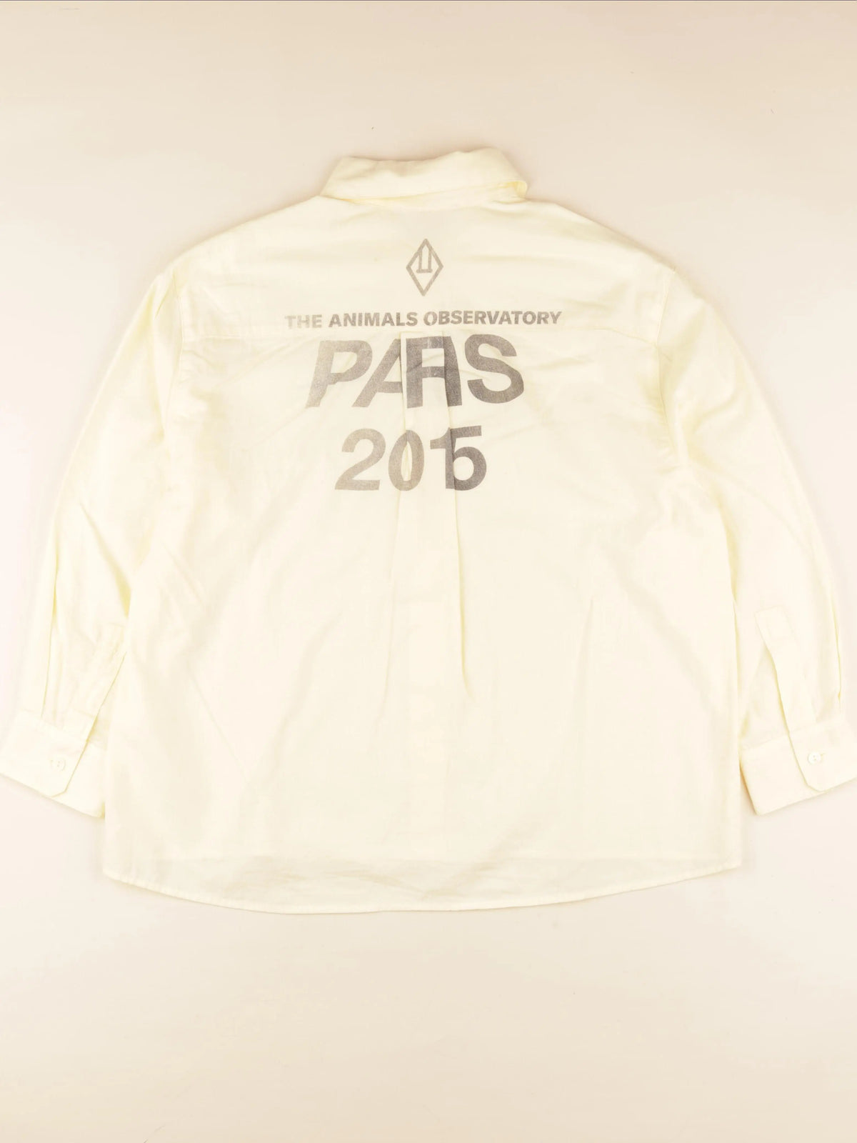 Chemise imprimé au dos jaune