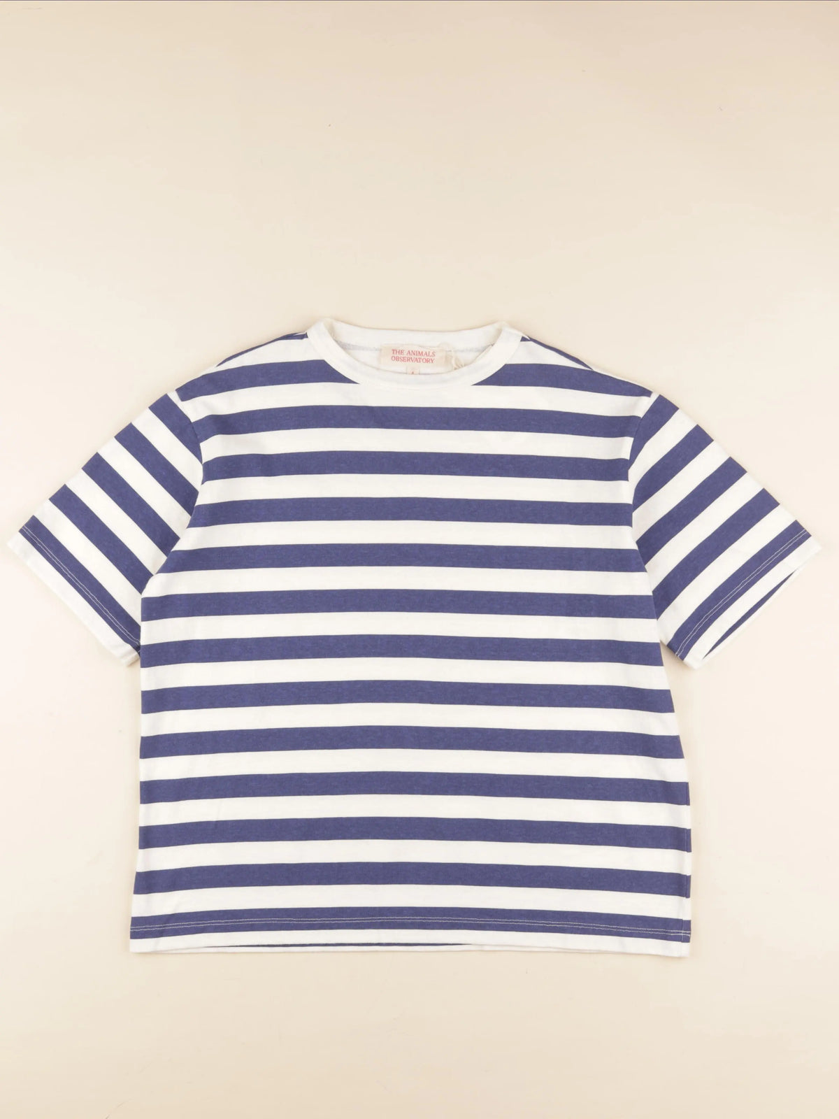 Tee-shirt bleu, blanc