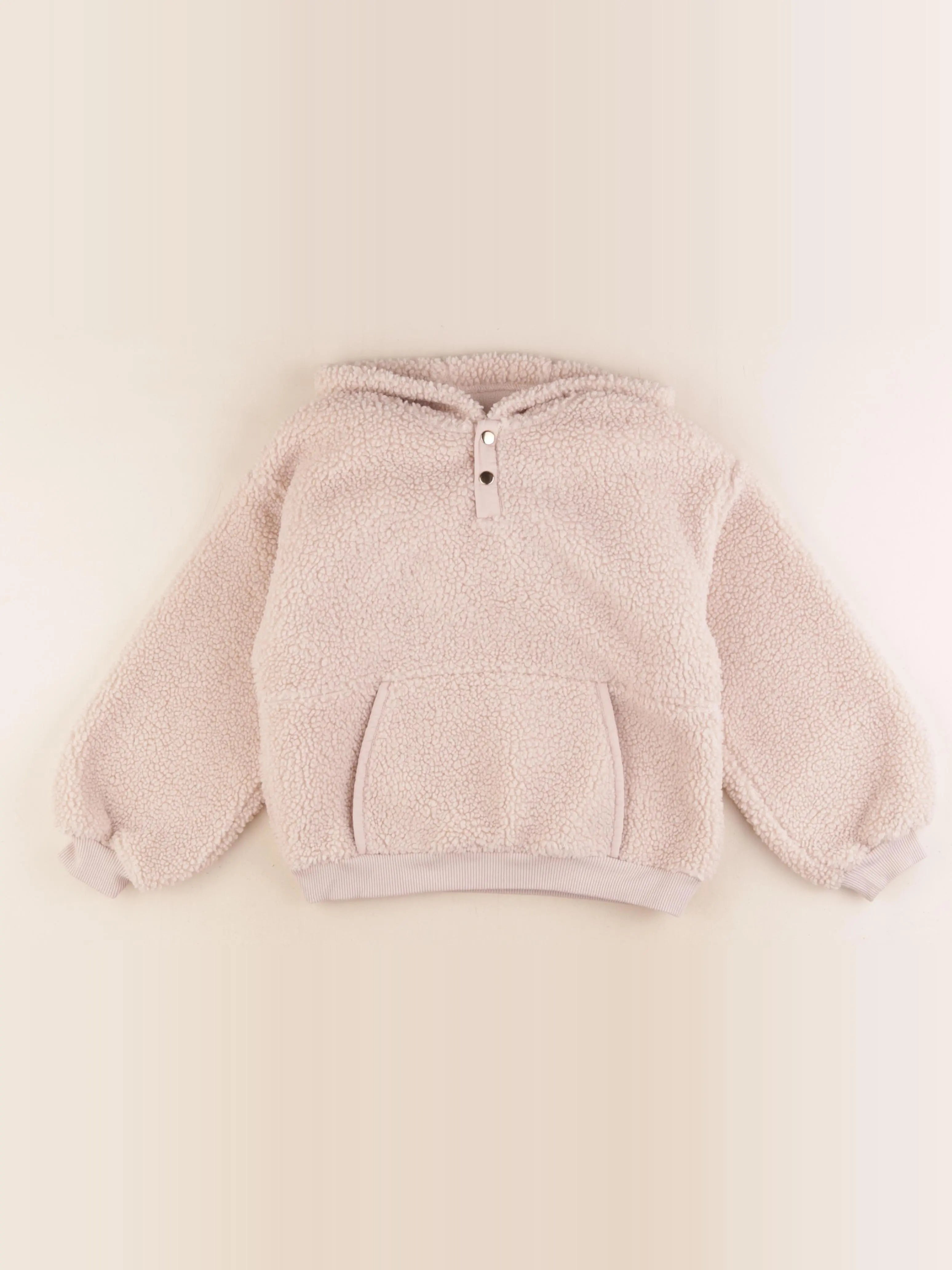 Vertbaudet - sweat beige - 8 ans