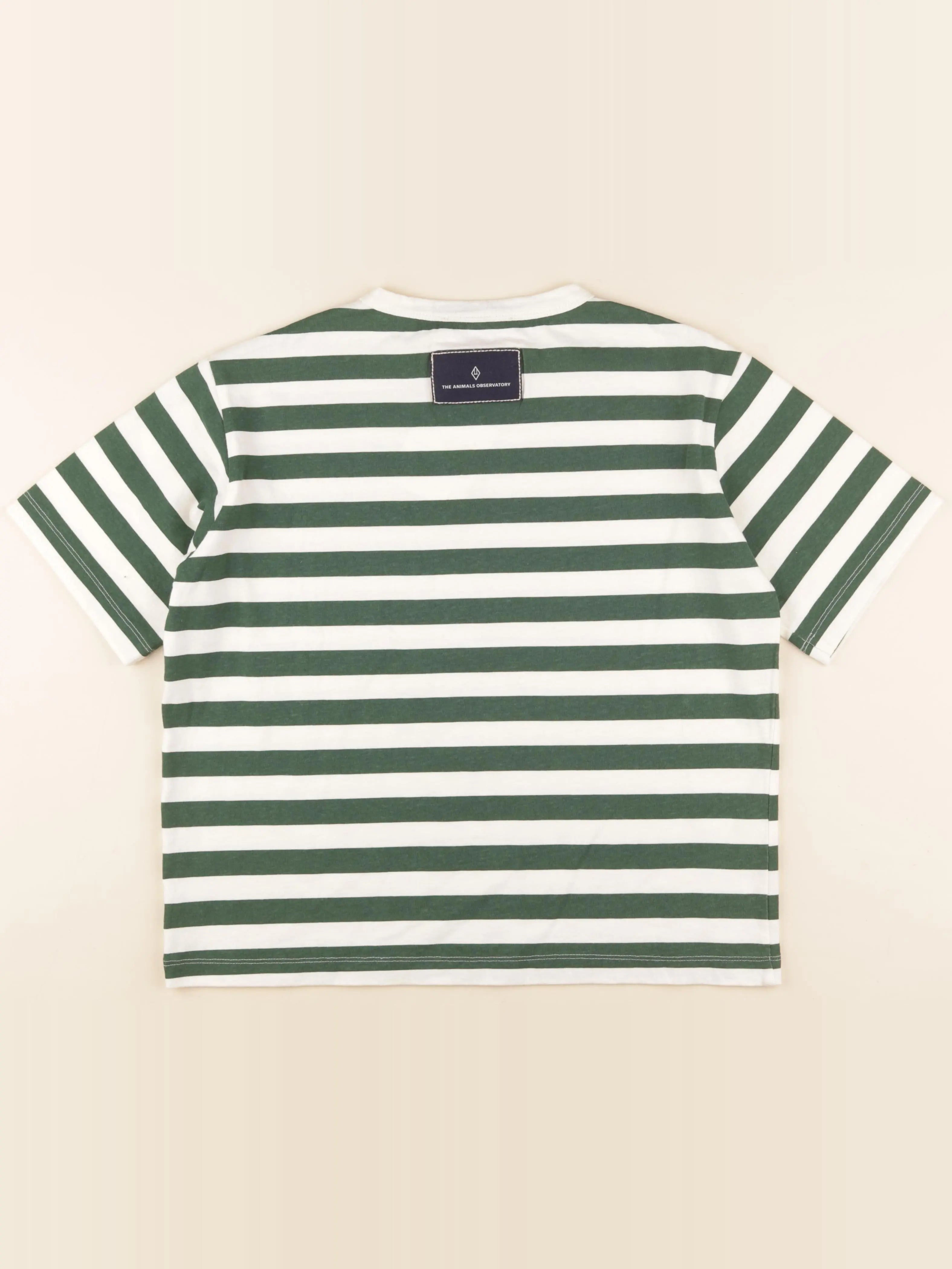 Tee-shirt blanc, vert