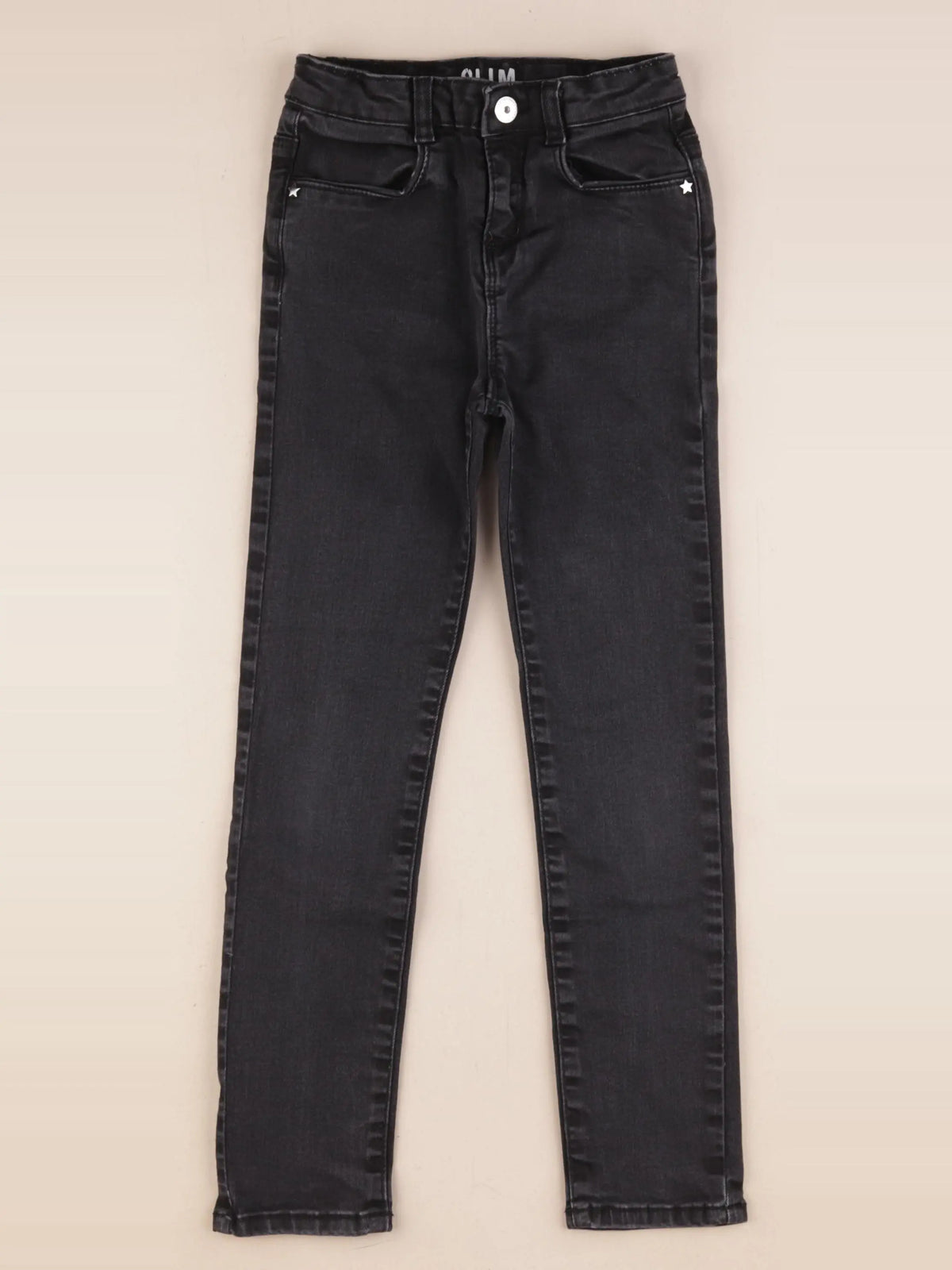 Vertbaudet - jean noir - 8 ans
