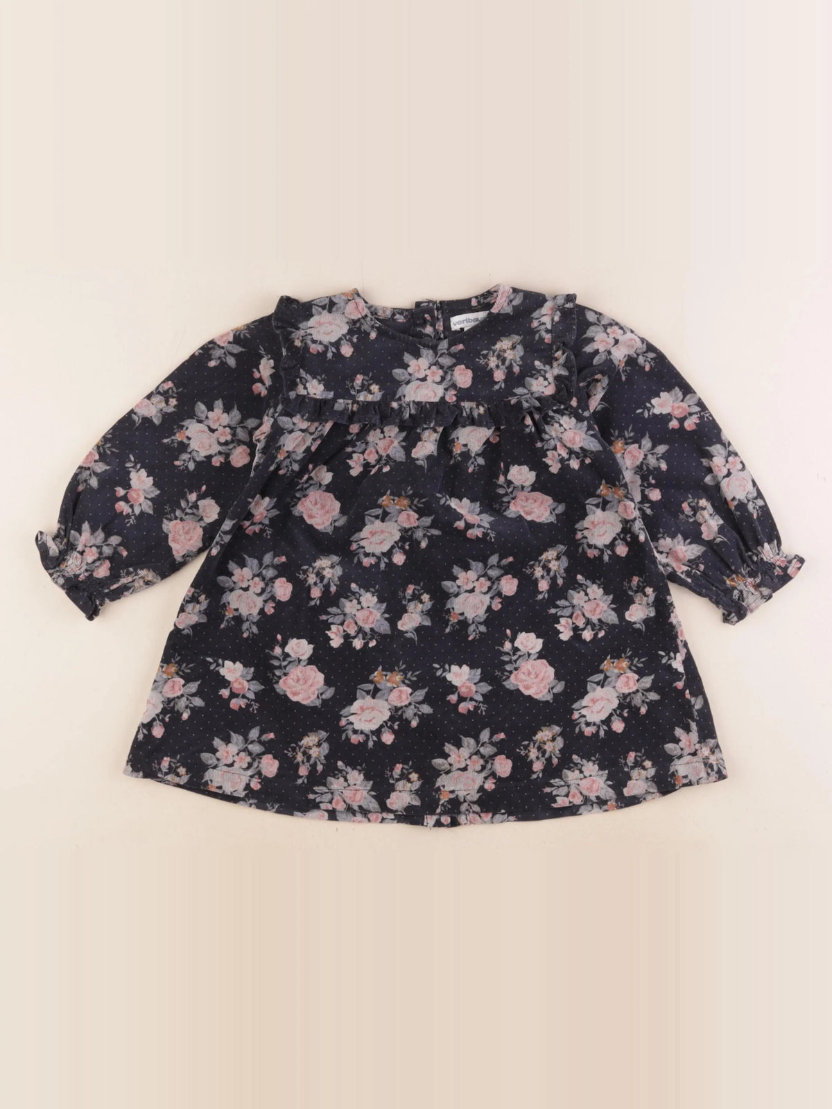 Vertbaudet - robe multicolore - 18 mois