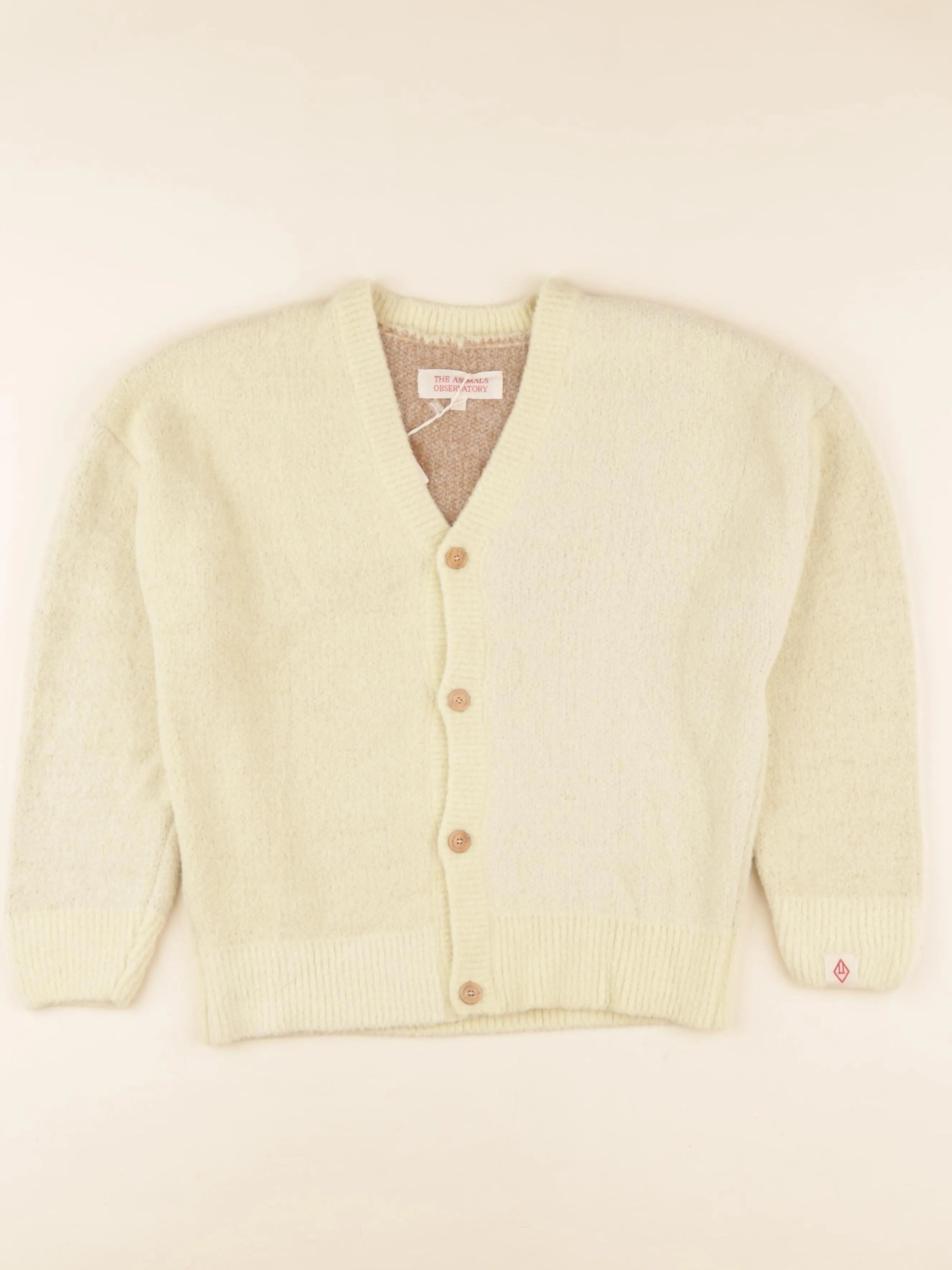 Gilet imprimé au dos beige
