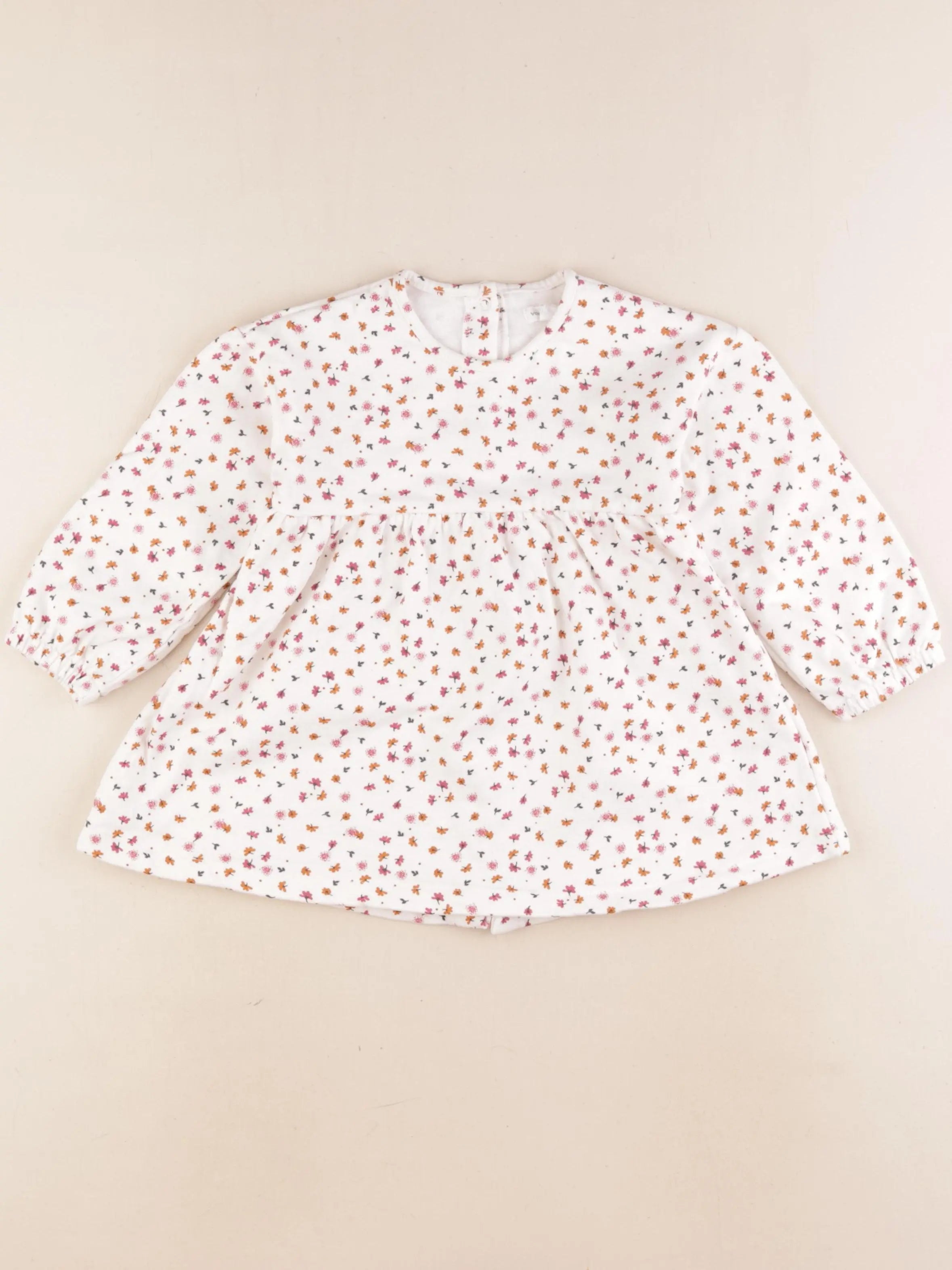Vertbaudet - robe blanc - 24 mois