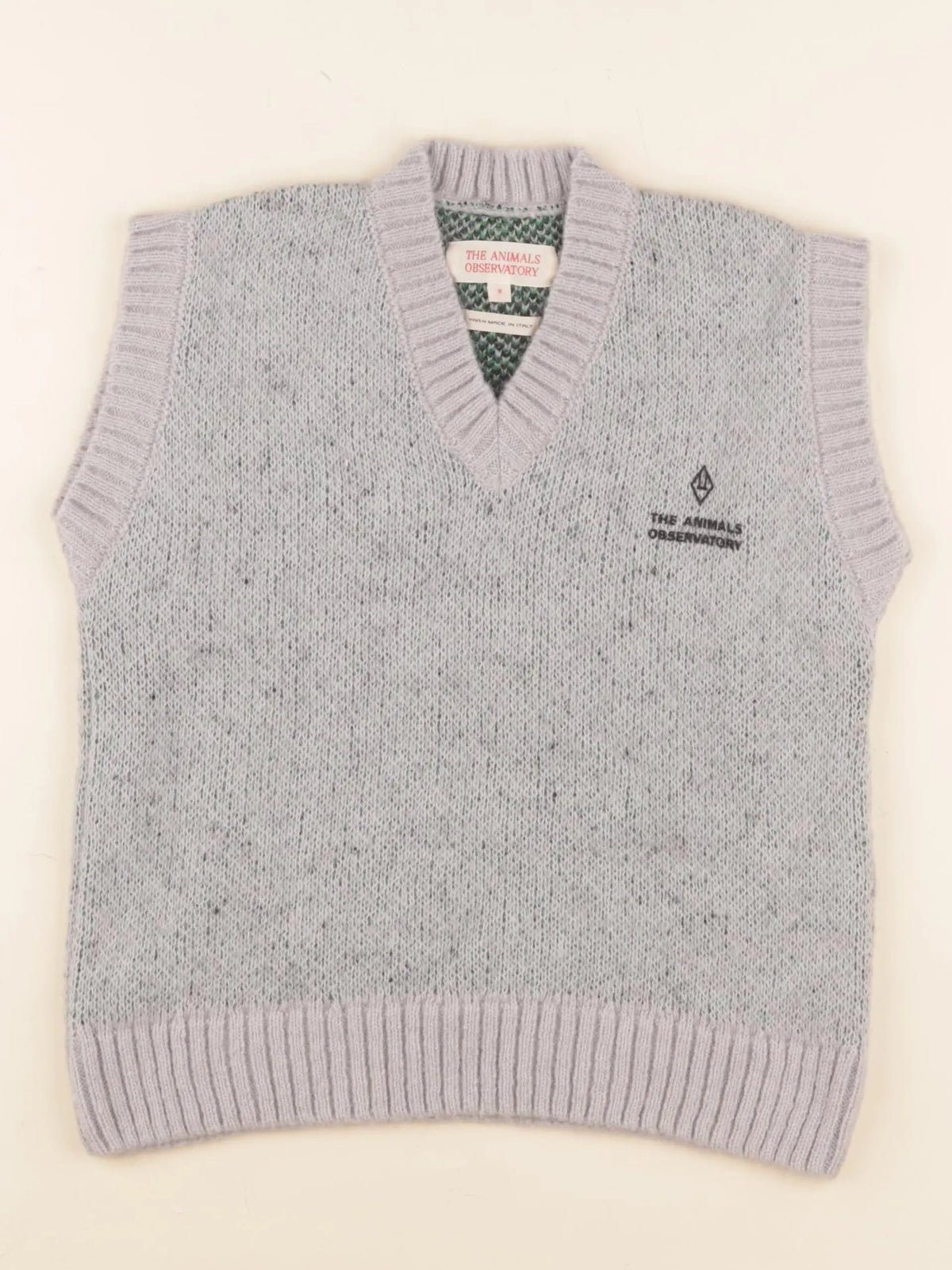 Gilet imprimé au dos gris
