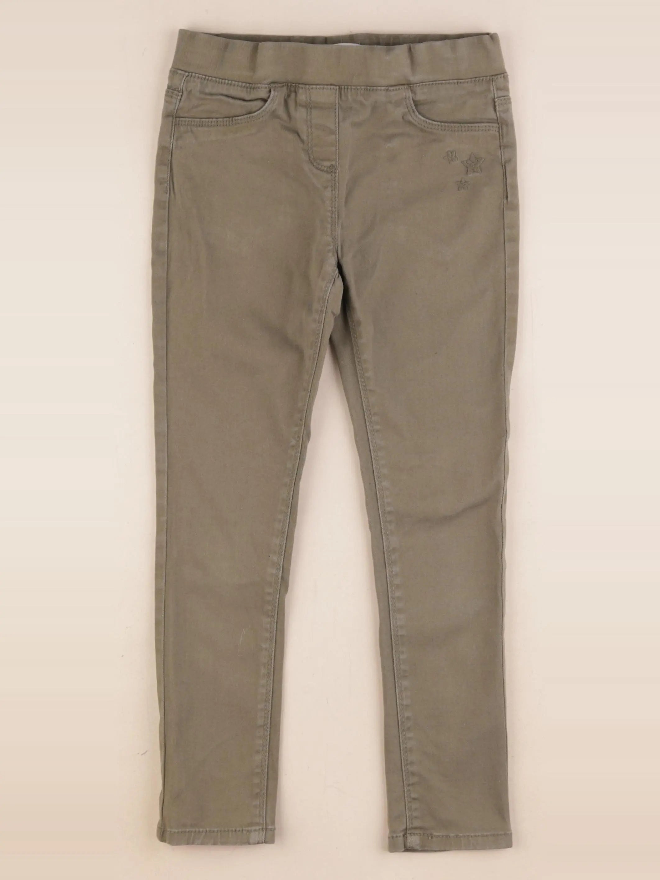 Vertbaudet - jegging vert - 7 ans