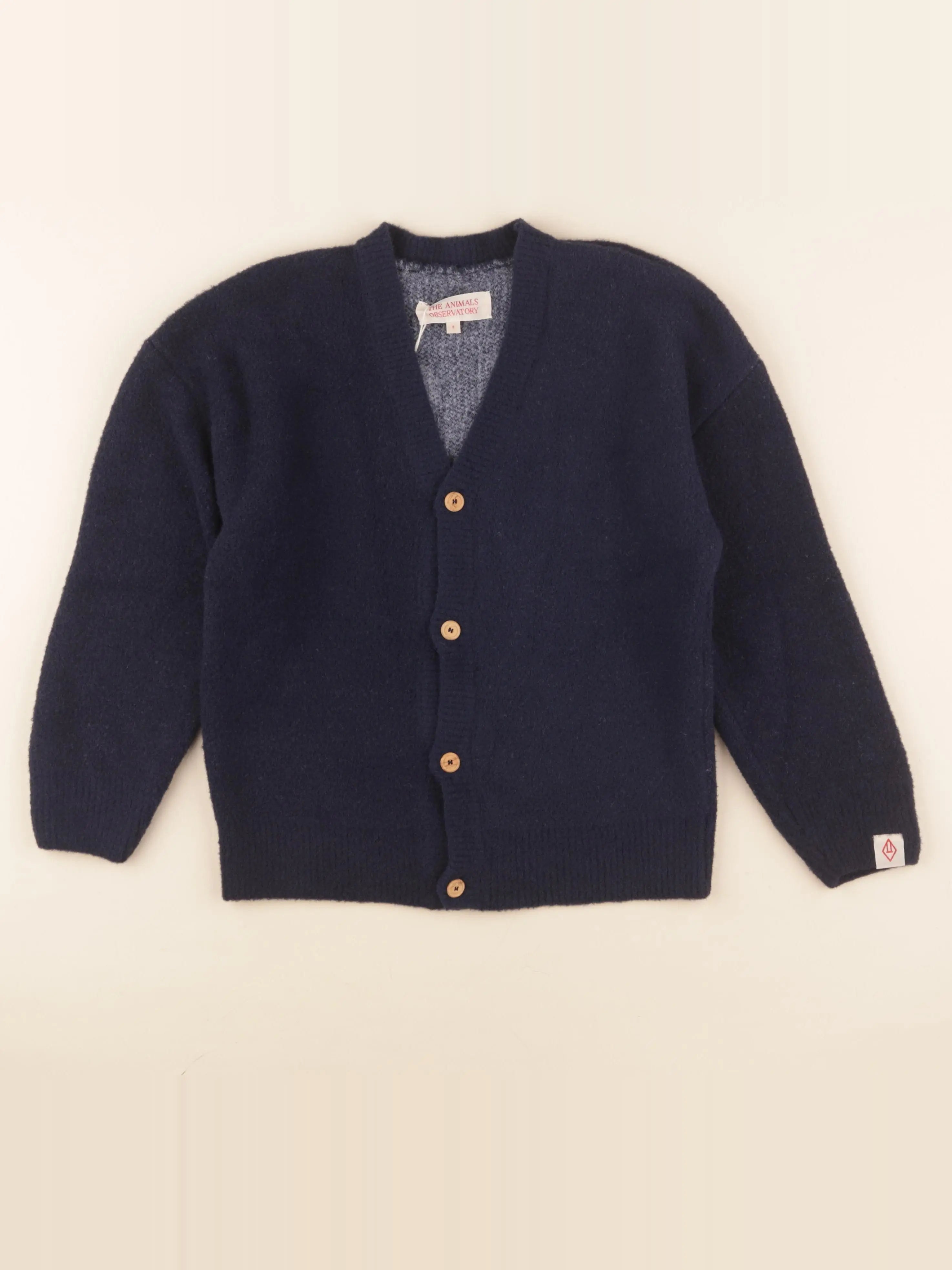 Gilet imprimé au dos bleu