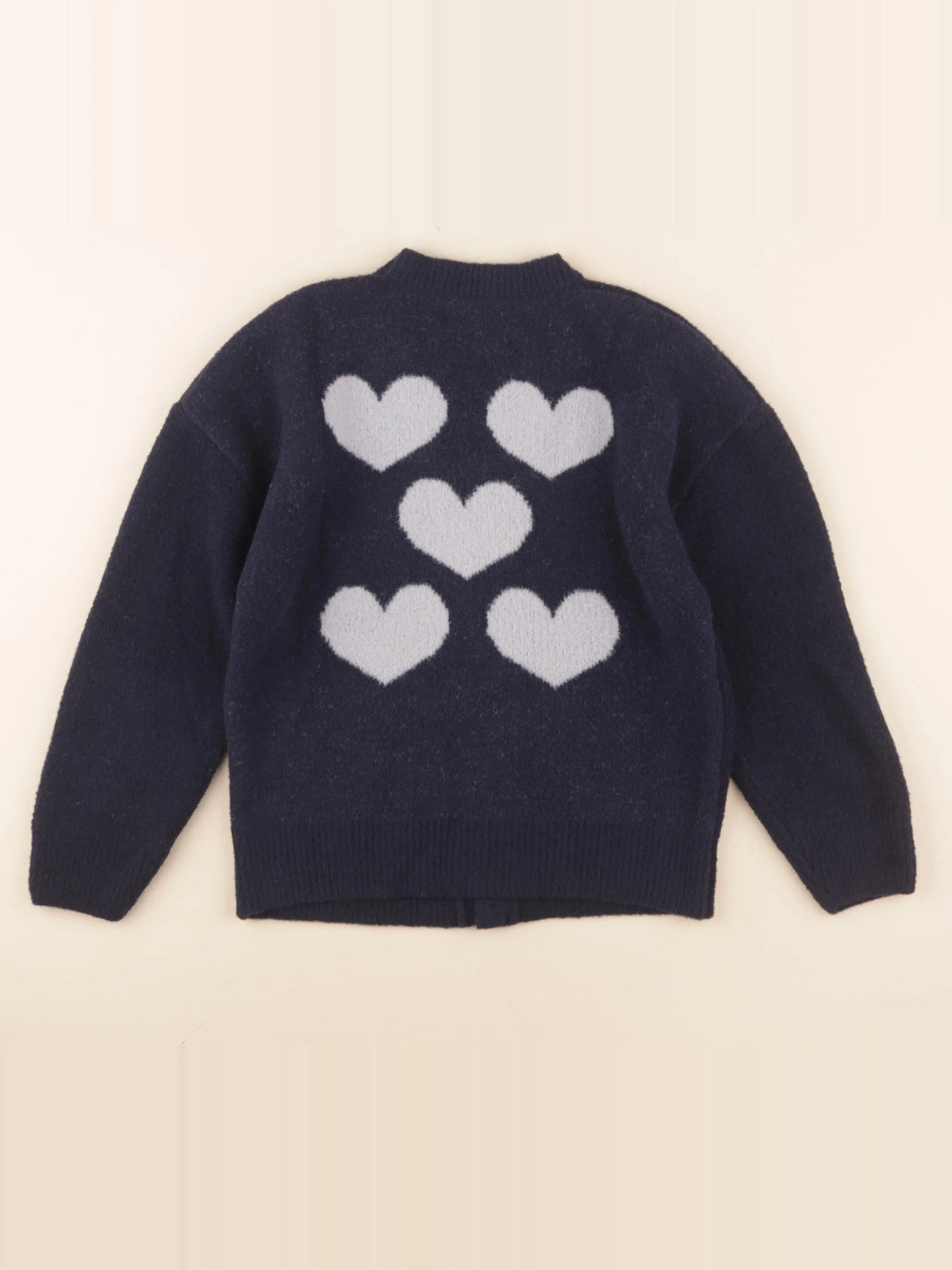Gilet imprimé au dos bleu