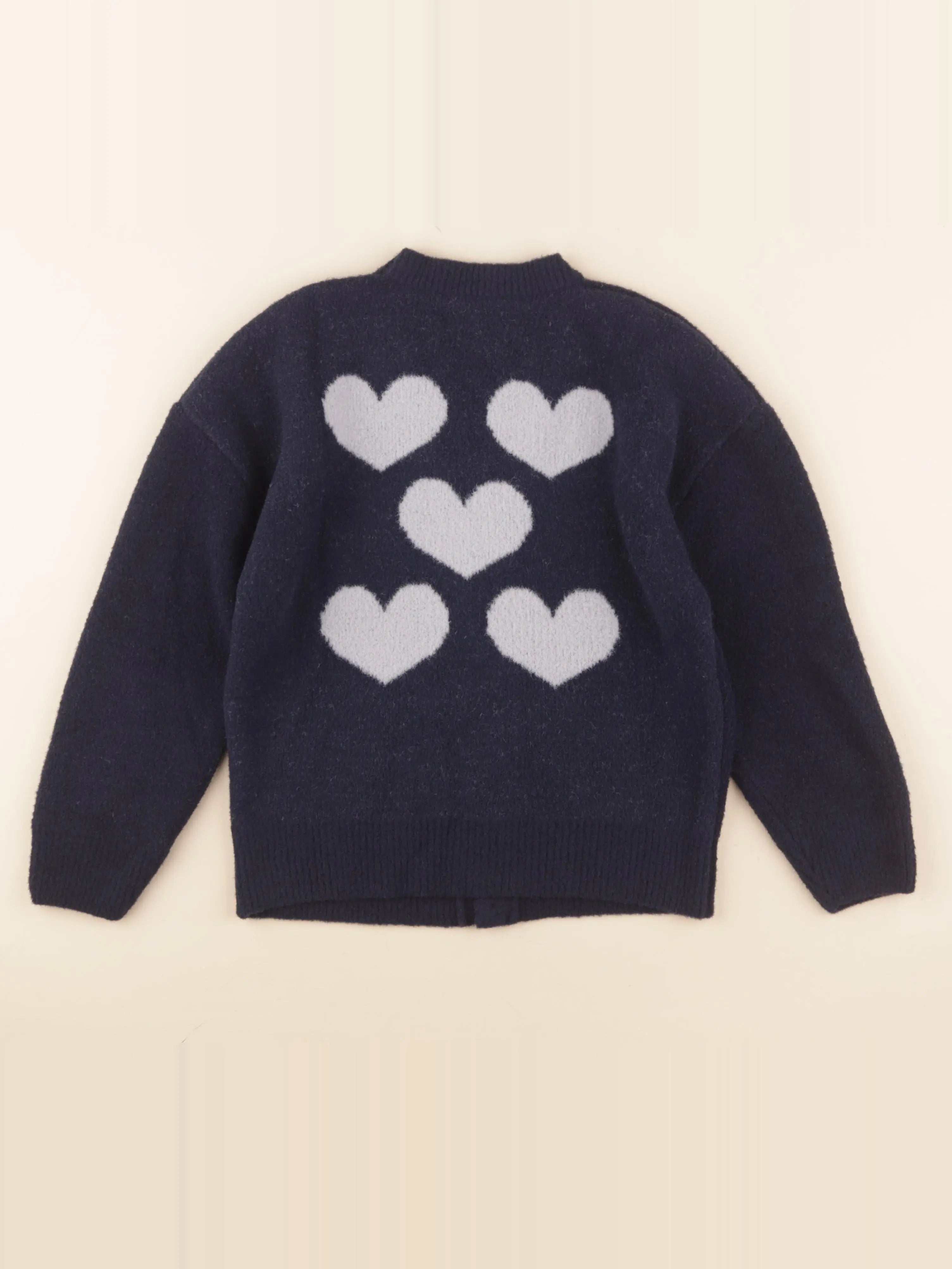 Gilet imprimé au dos bleu