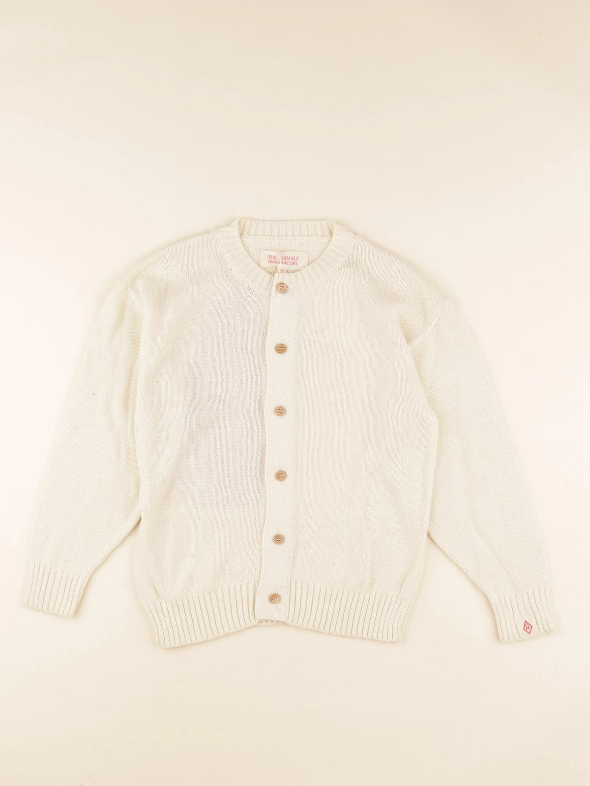 Gilet imprimé au dos beige