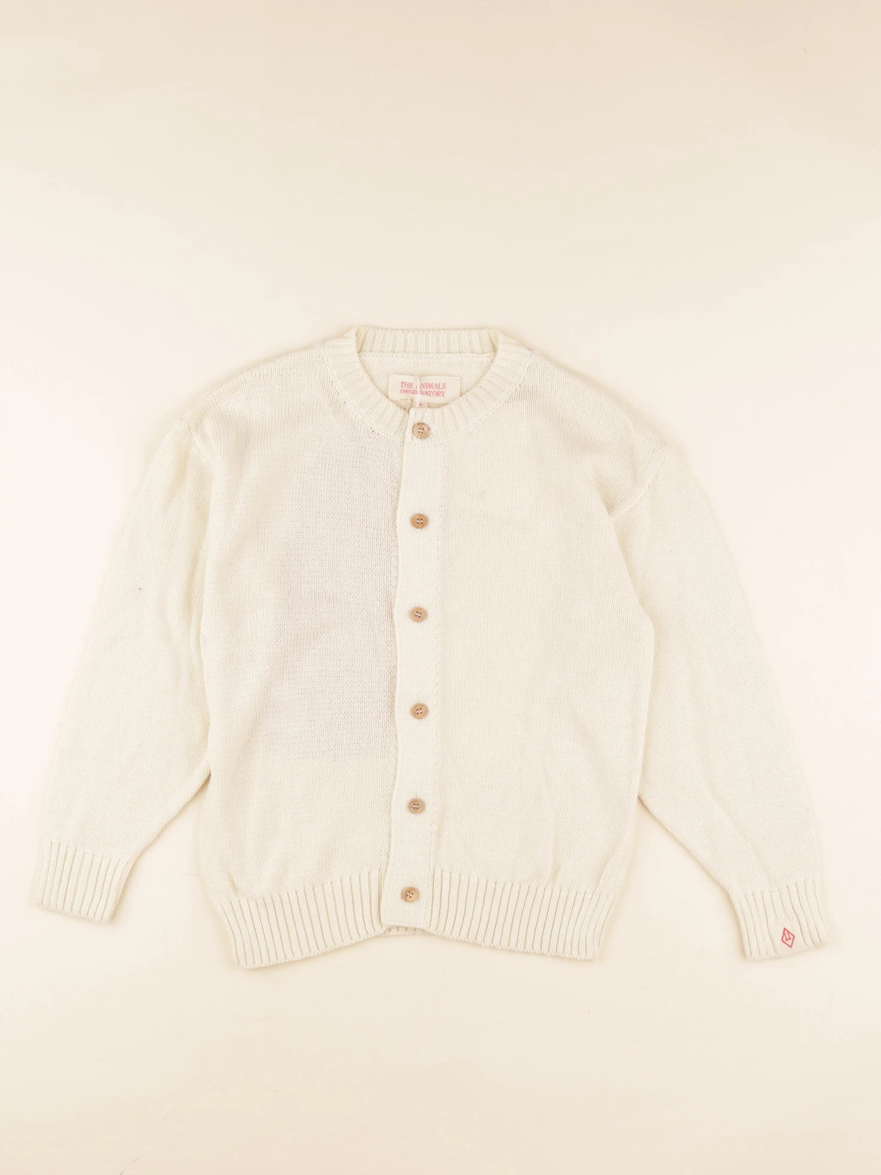 Gilet imprimé au dos beige