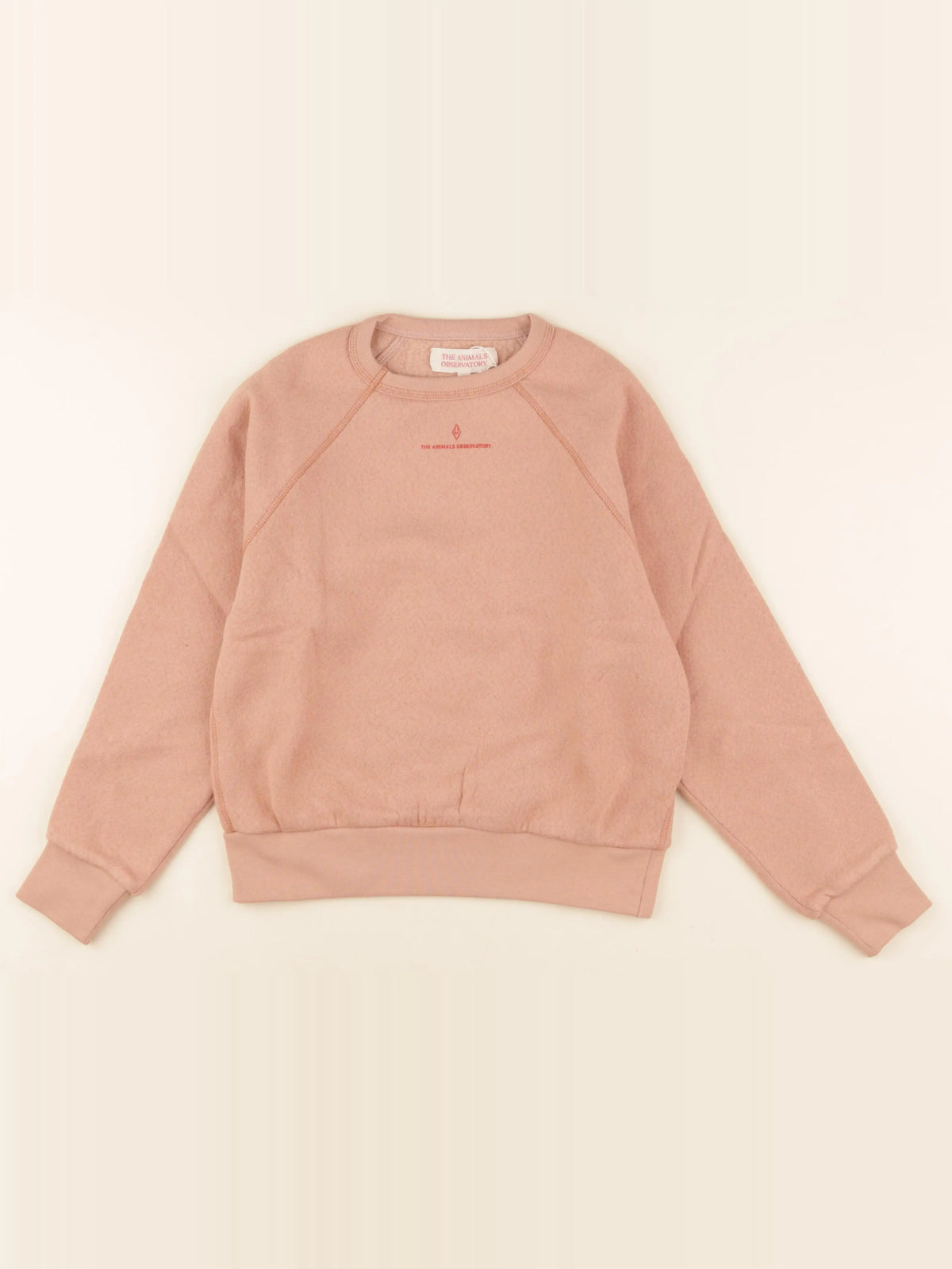 Sweat imprimé au dos rose