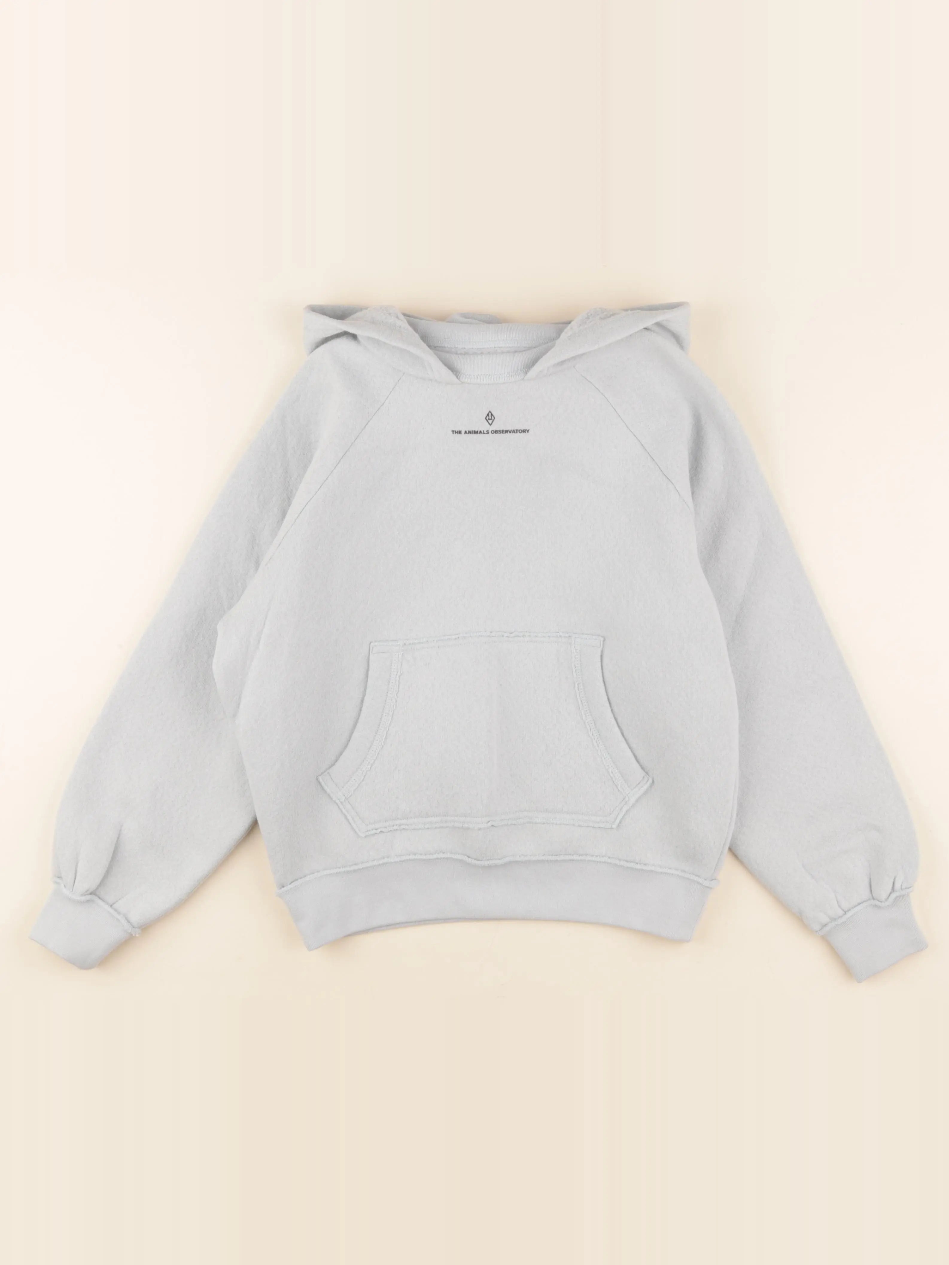 Sweat imprimé au dos bleu